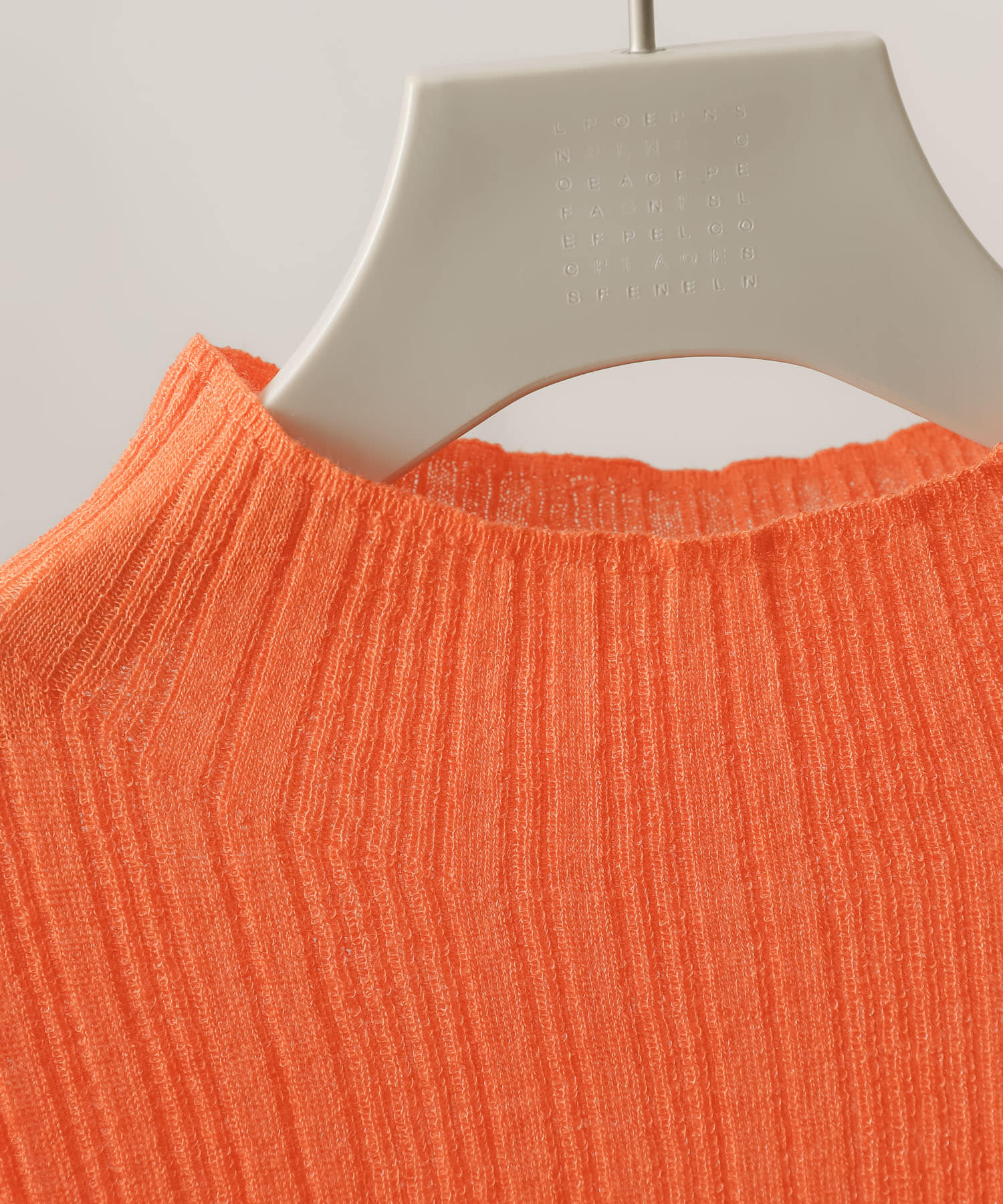 シアーコンパクトセーター ORANGE one
