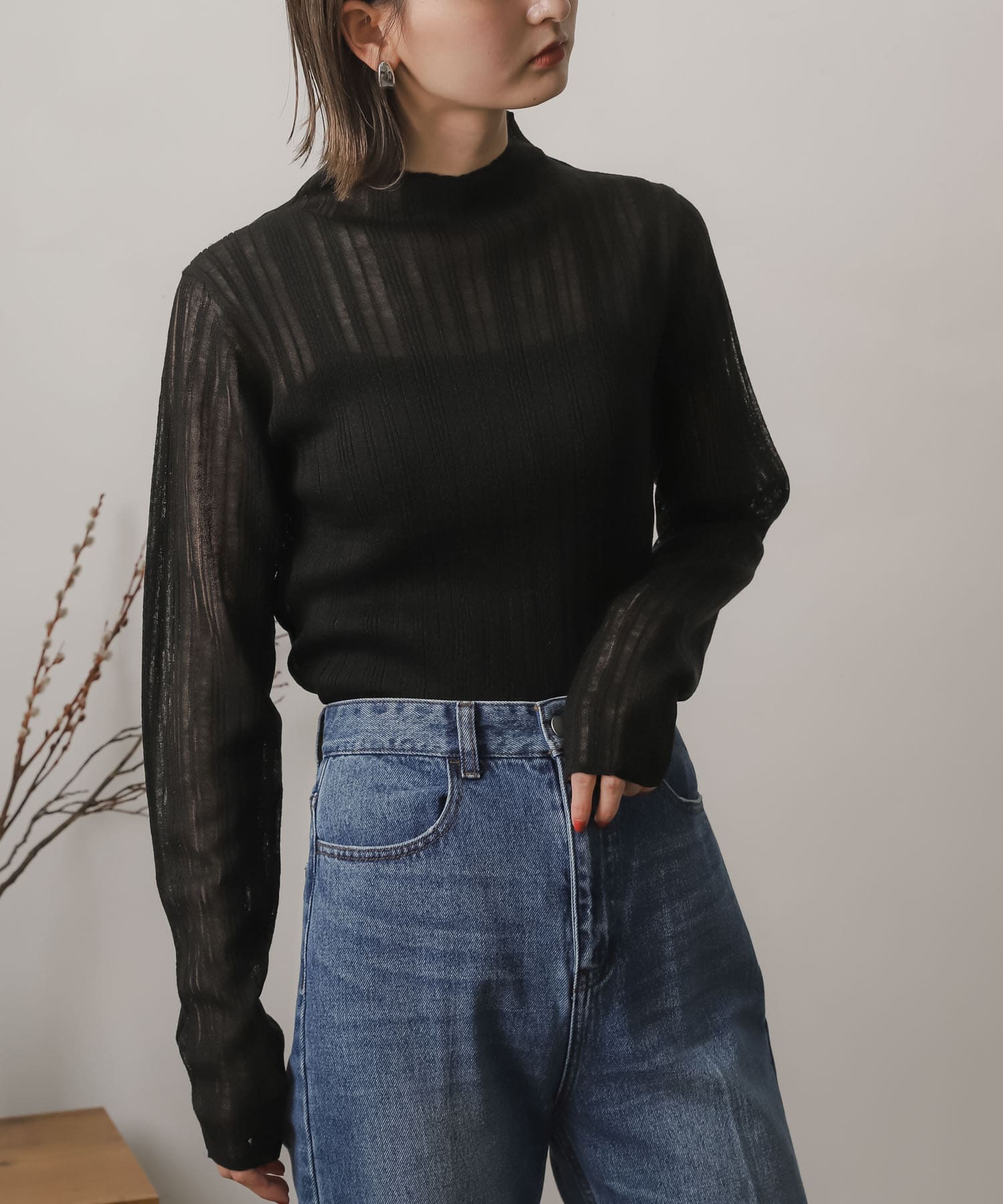 身長：169cm サイズ：one