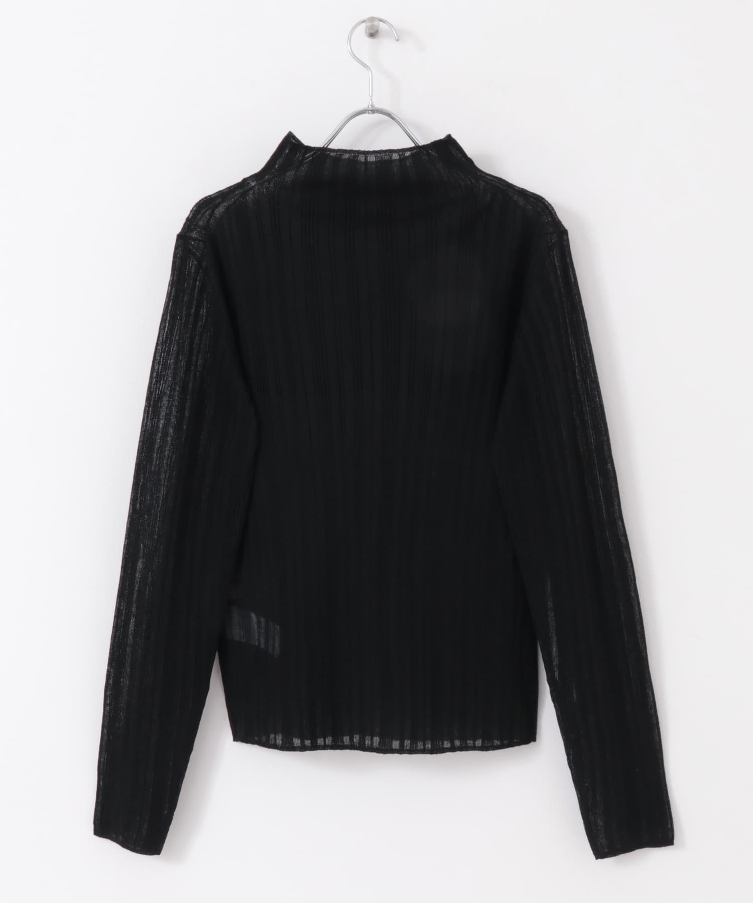 シアーコンパクトセーター BLACK one