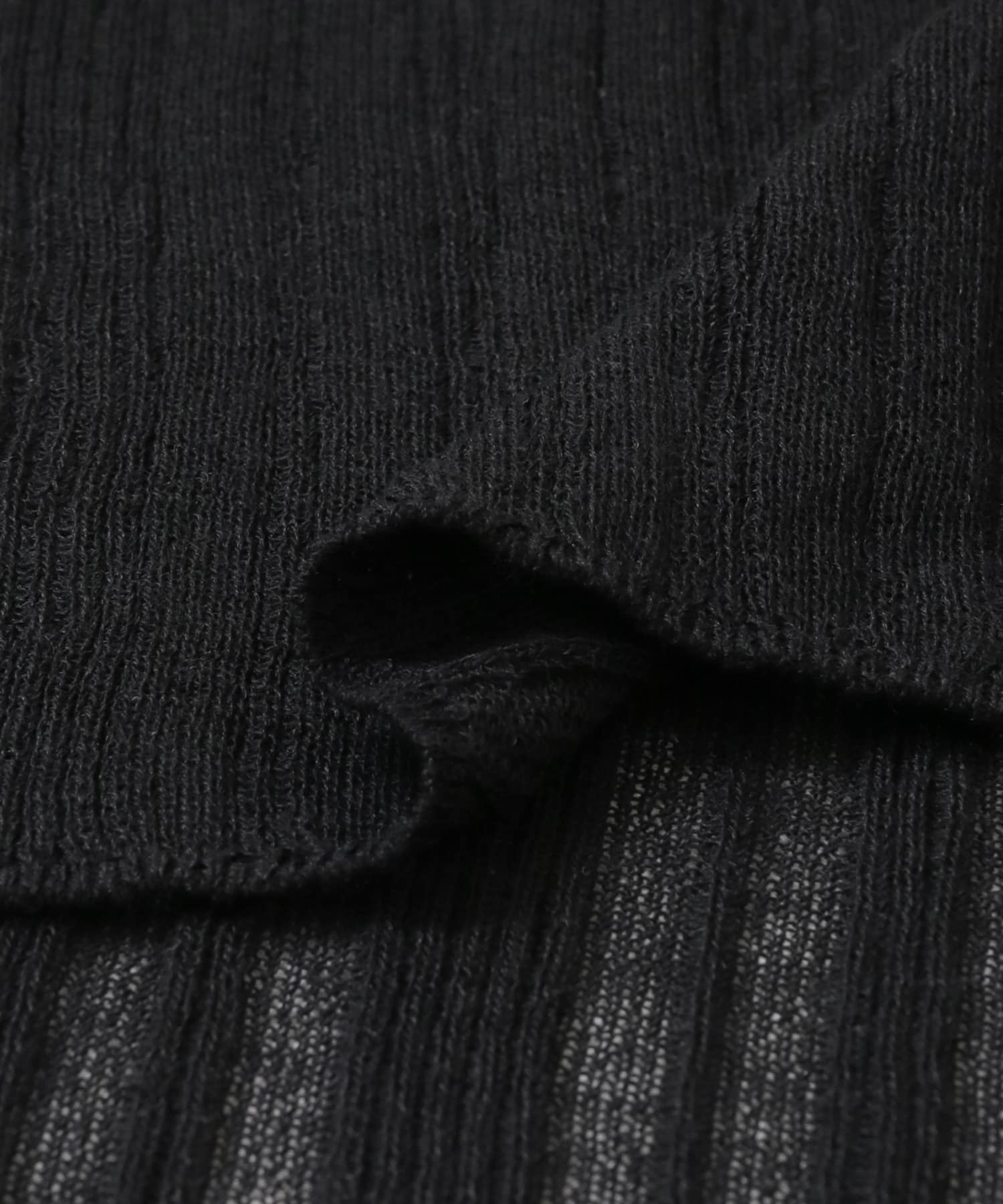 シアーコンパクトセーター BLACK one