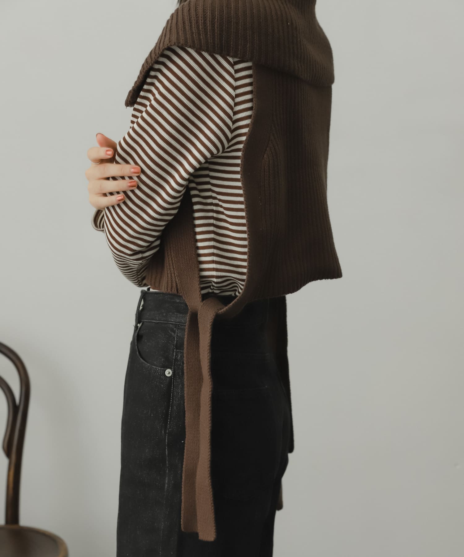 身長：169cm サイズ：one