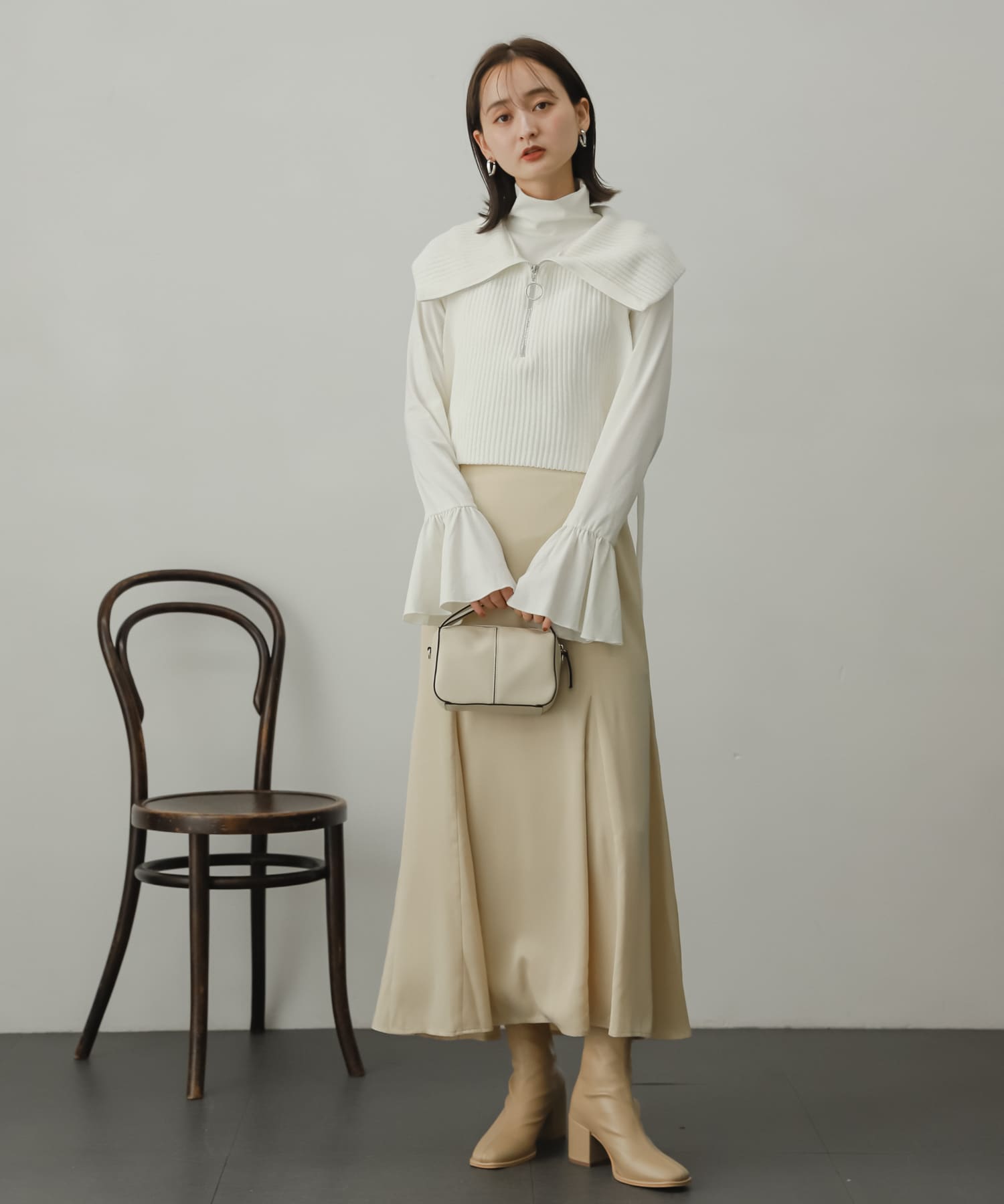 身長：169cm サイズ：one