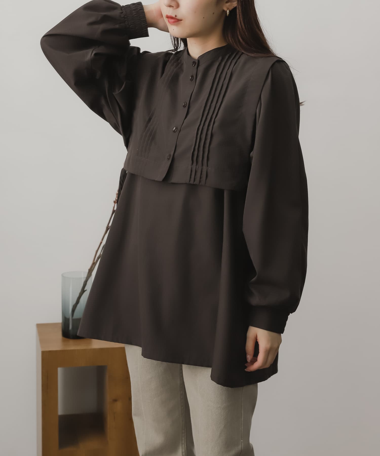 身長：156cm サイズ：one