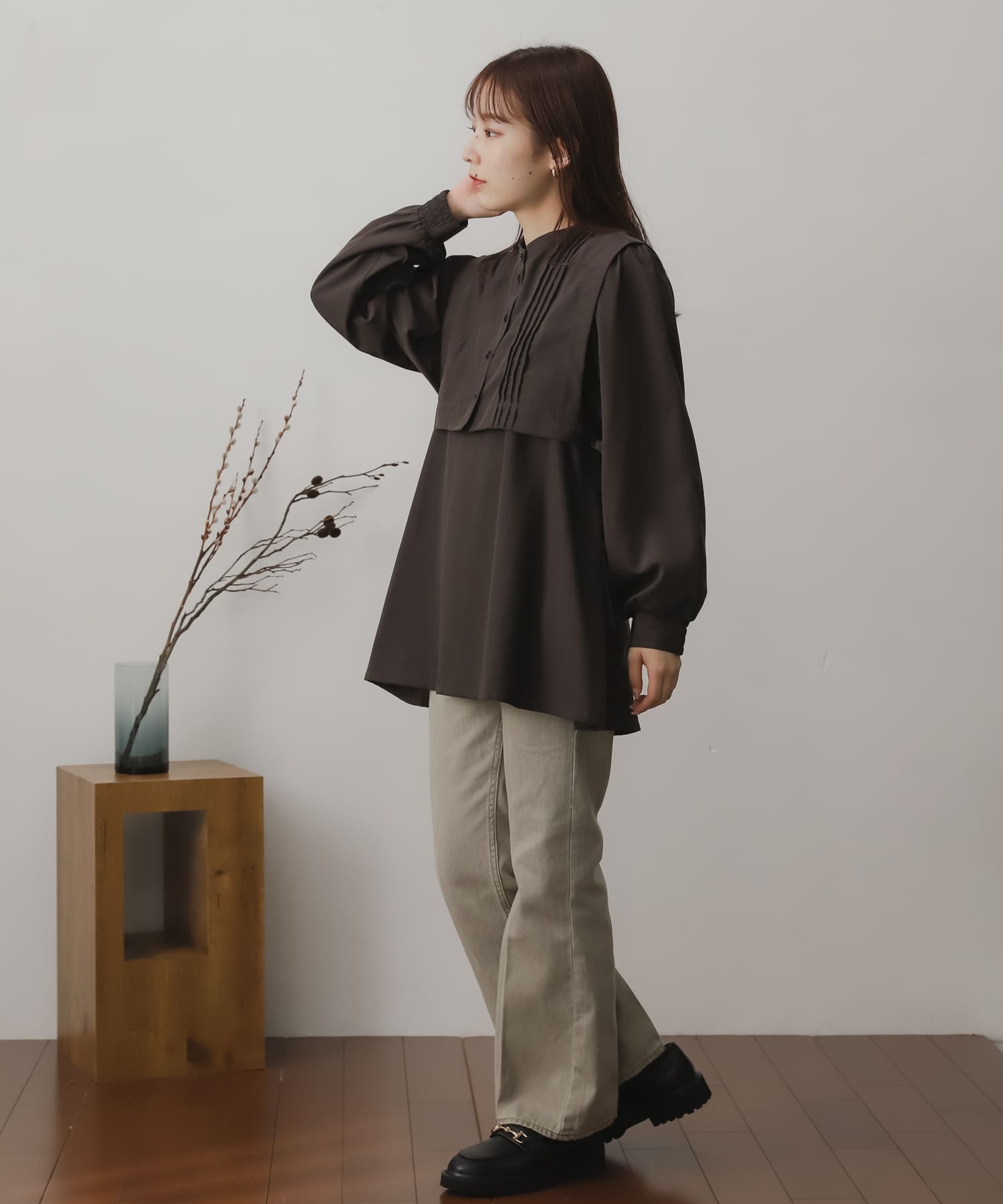 身長：156cm サイズ：one