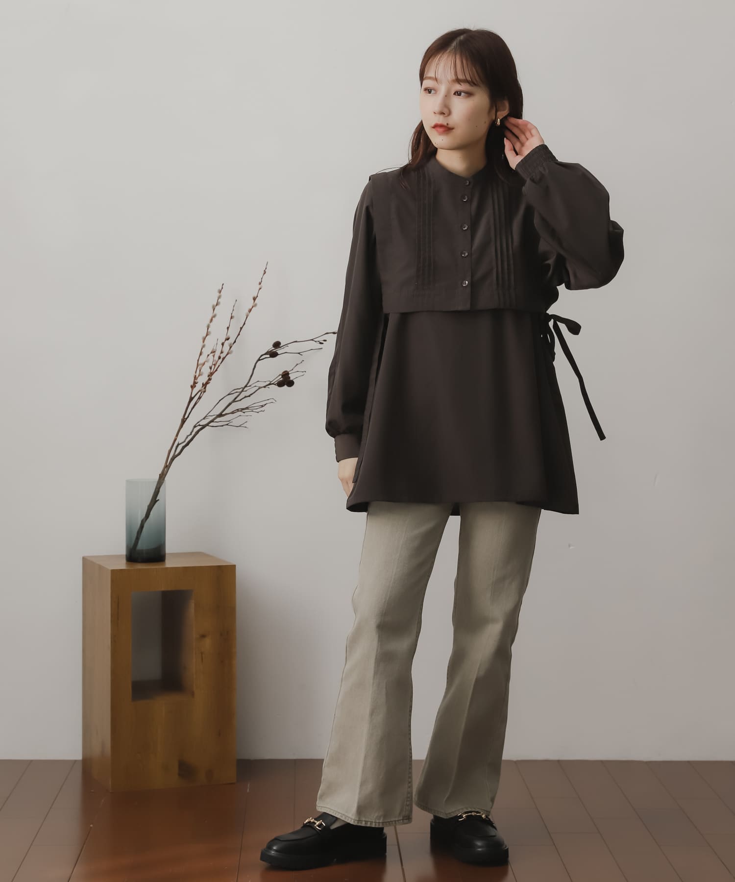 身長：156cm サイズ：one