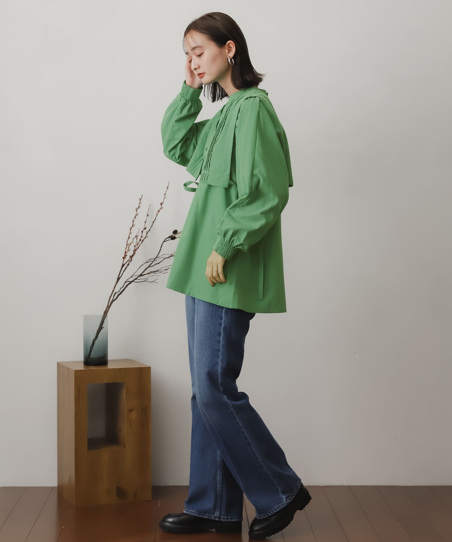 身長：169cm サイズ：one