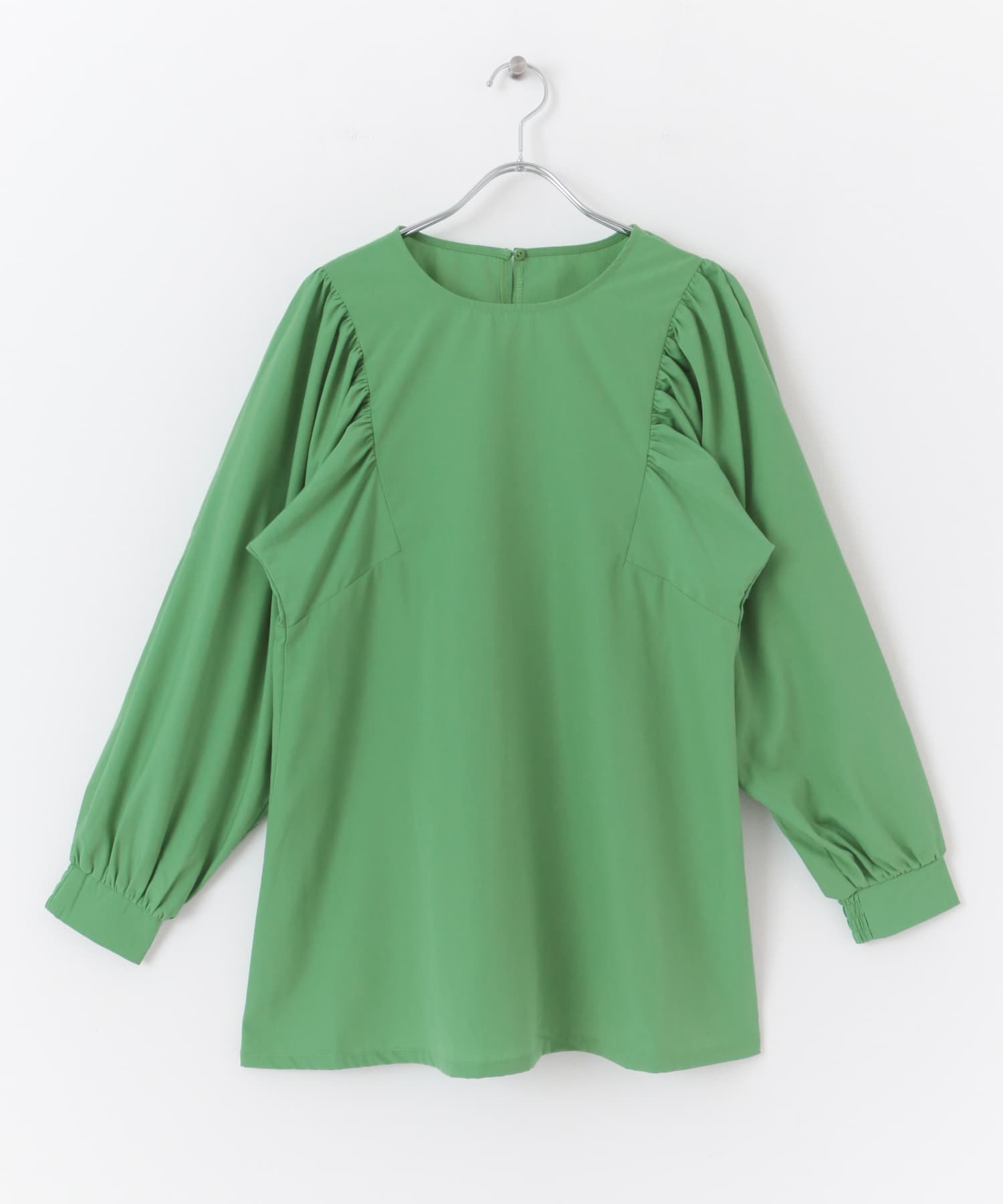 ベストレイヤードシャツ GREEN one