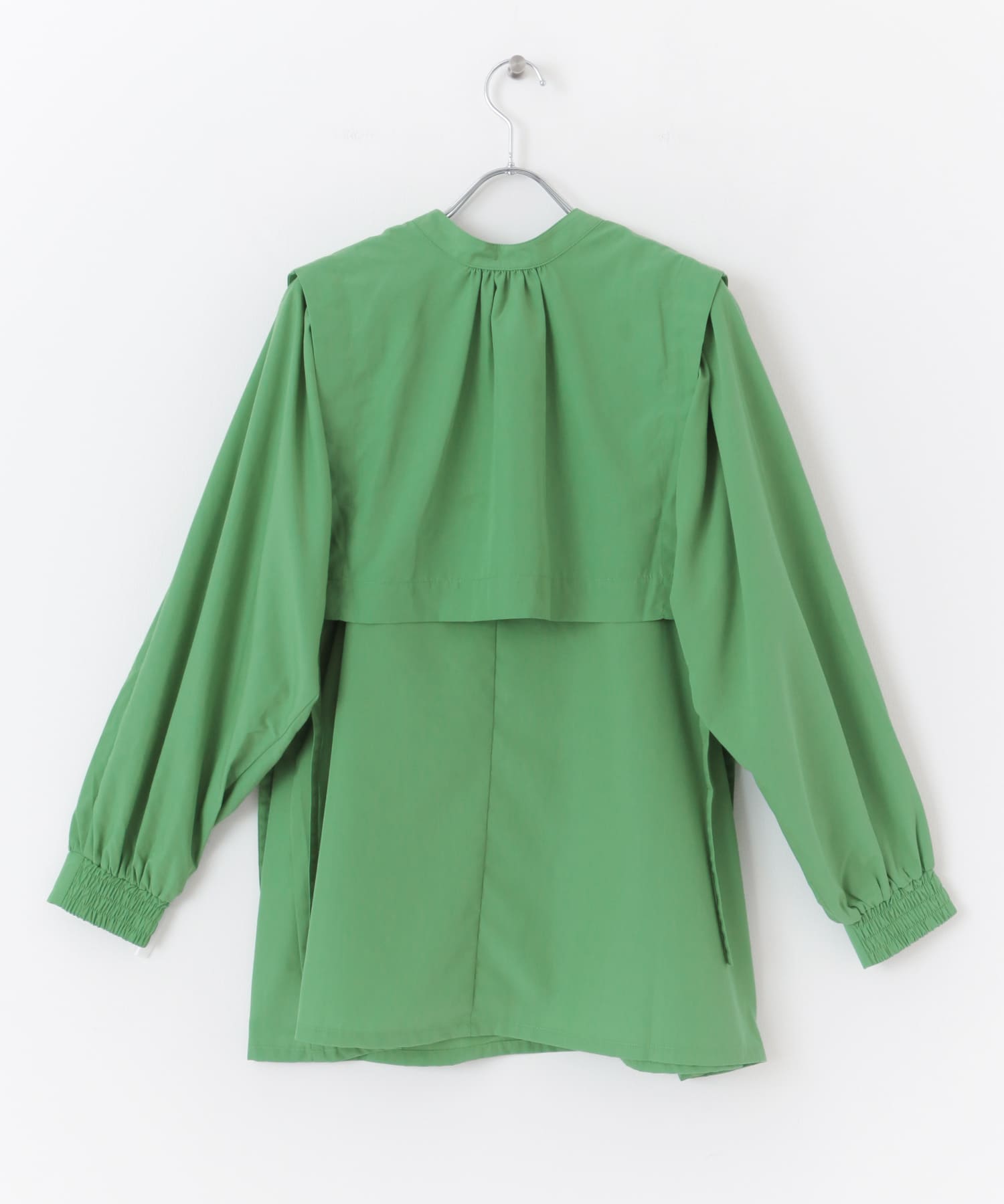 ベストレイヤードシャツ GREEN one