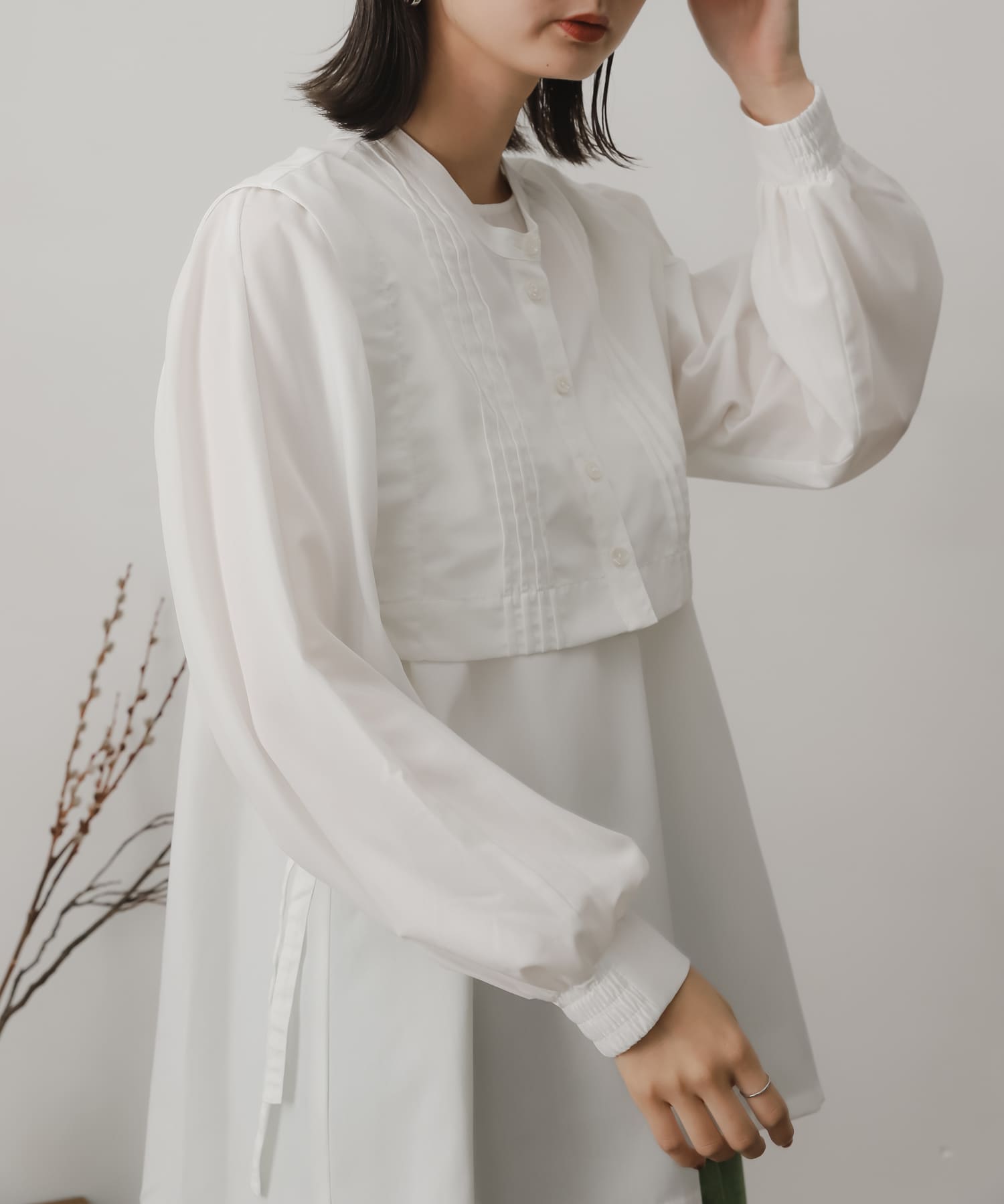 身長：169cm サイズ：one