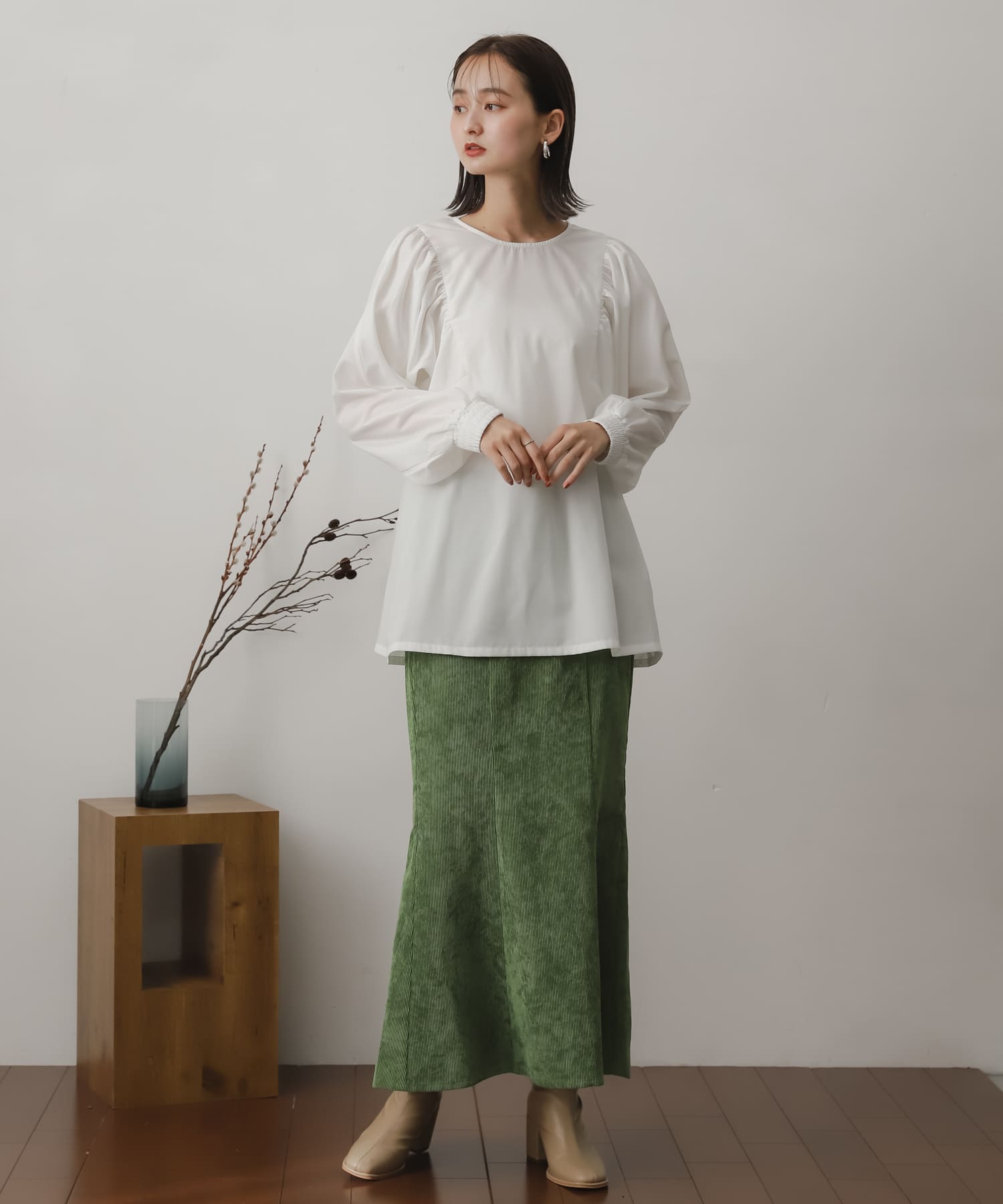 身長：169cm サイズ：one