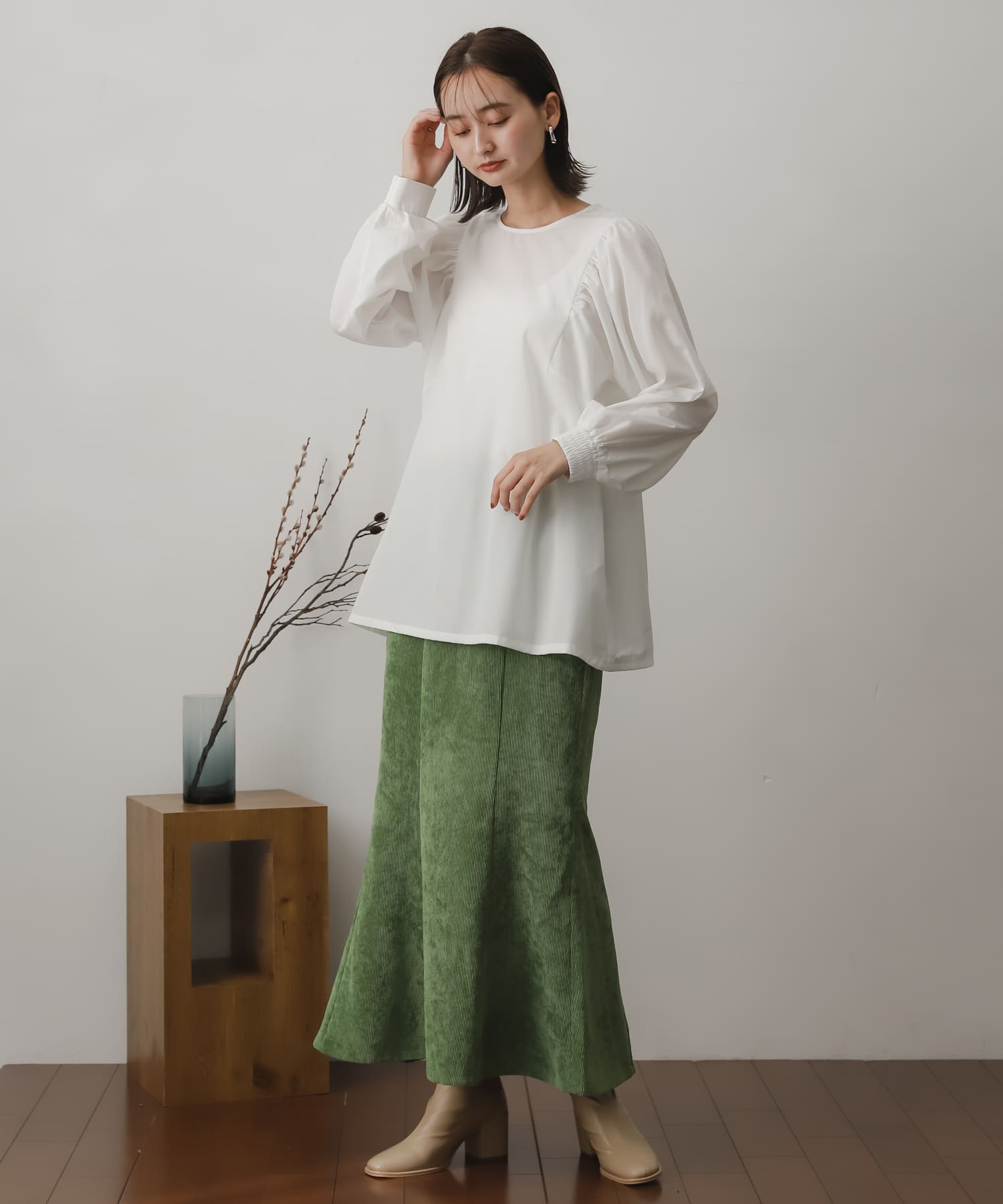 身長：169cm サイズ：one