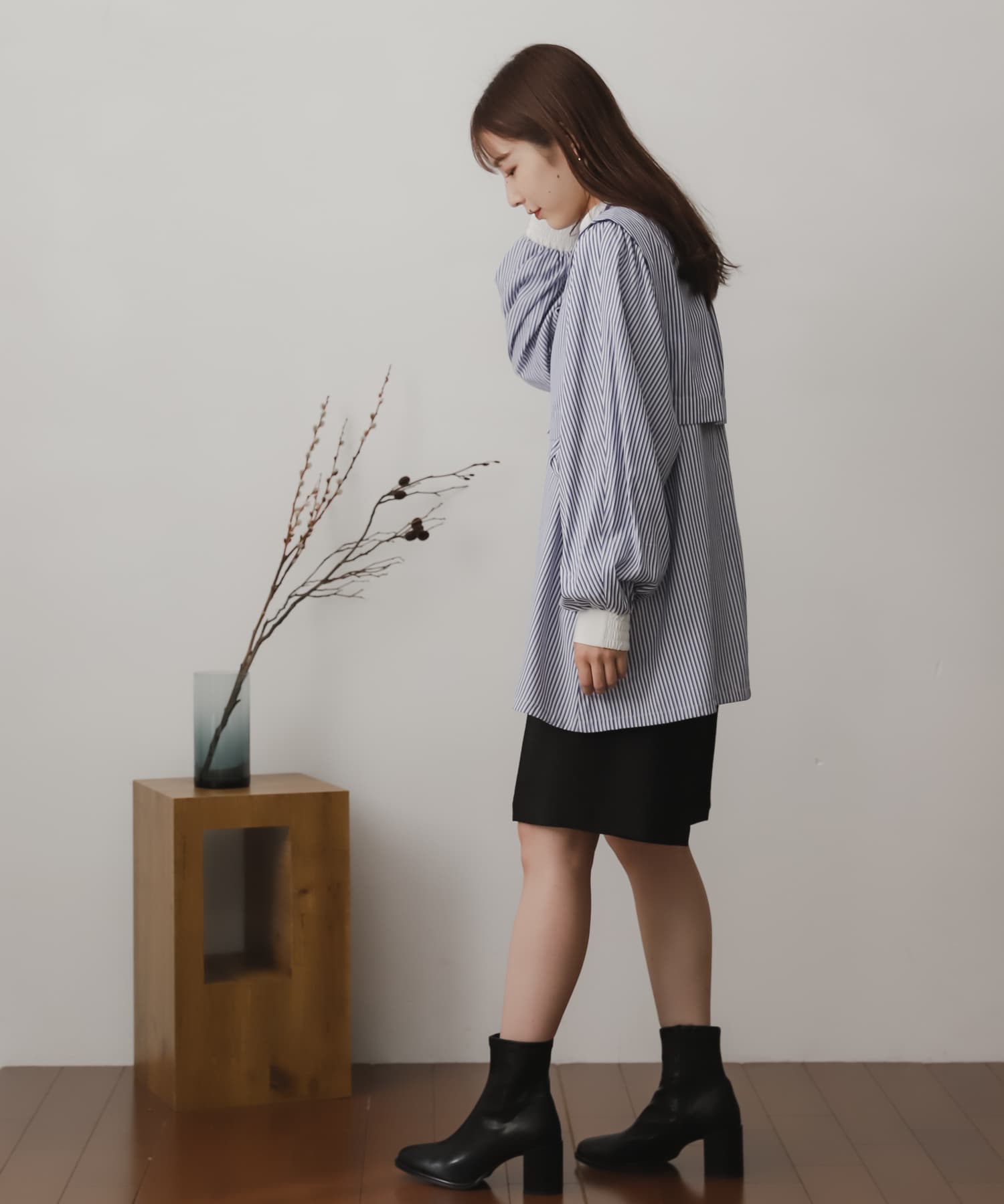 身長：156cm サイズ：one