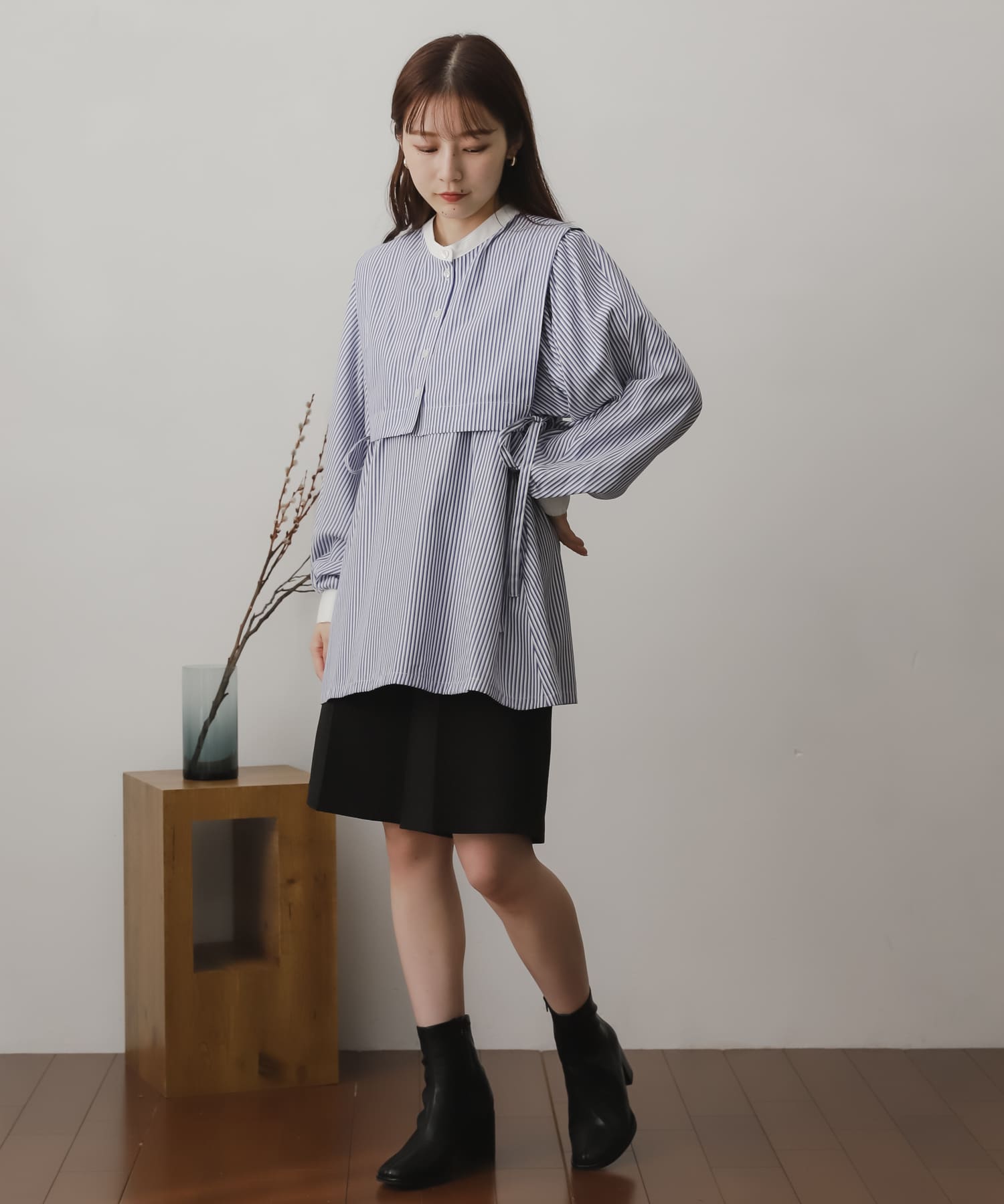 身長：156cm サイズ：one