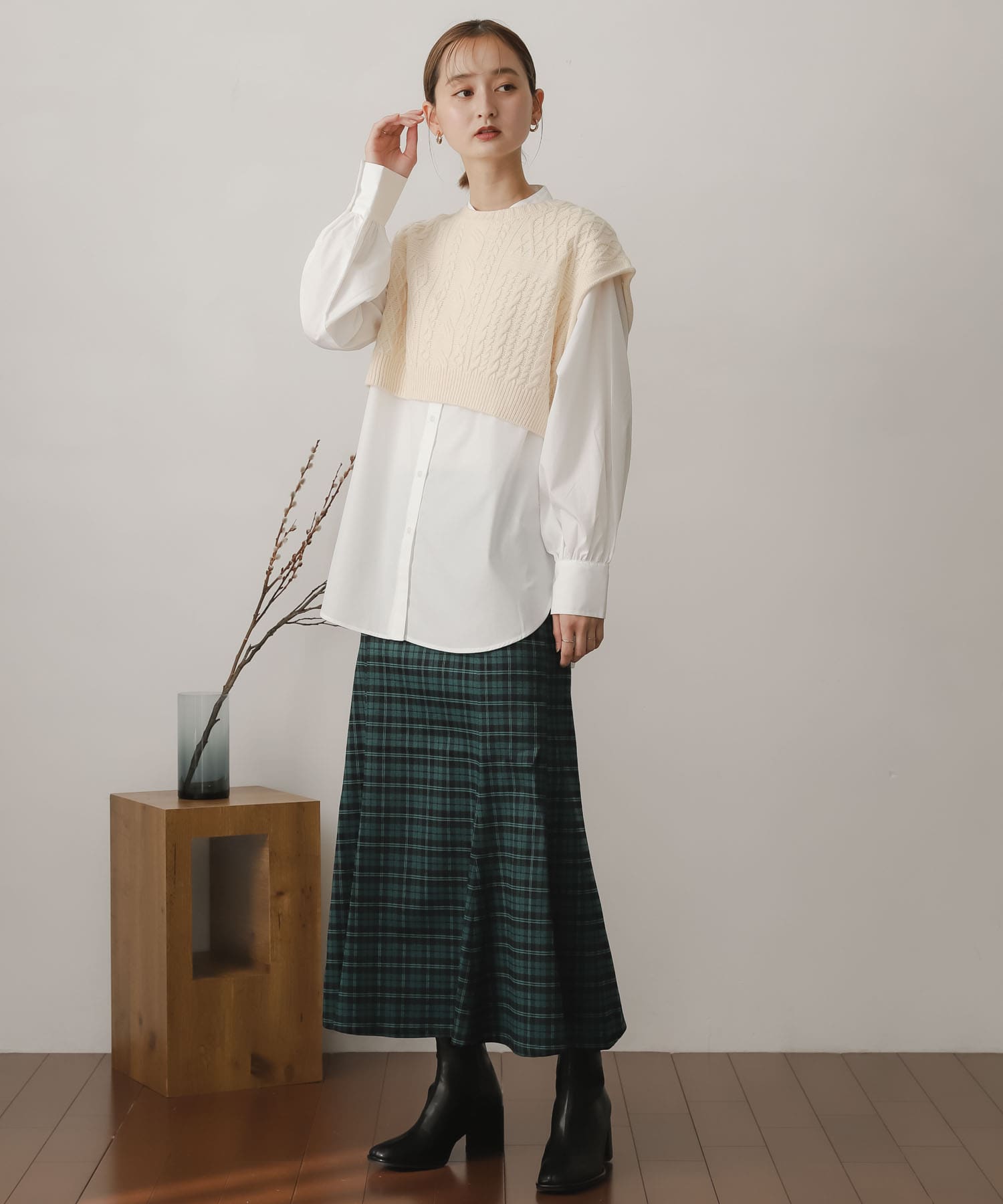 身長：169cm サイズ：one