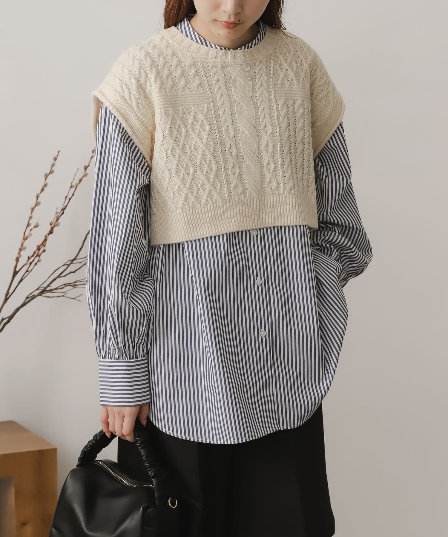 身長：156cm サイズ：one