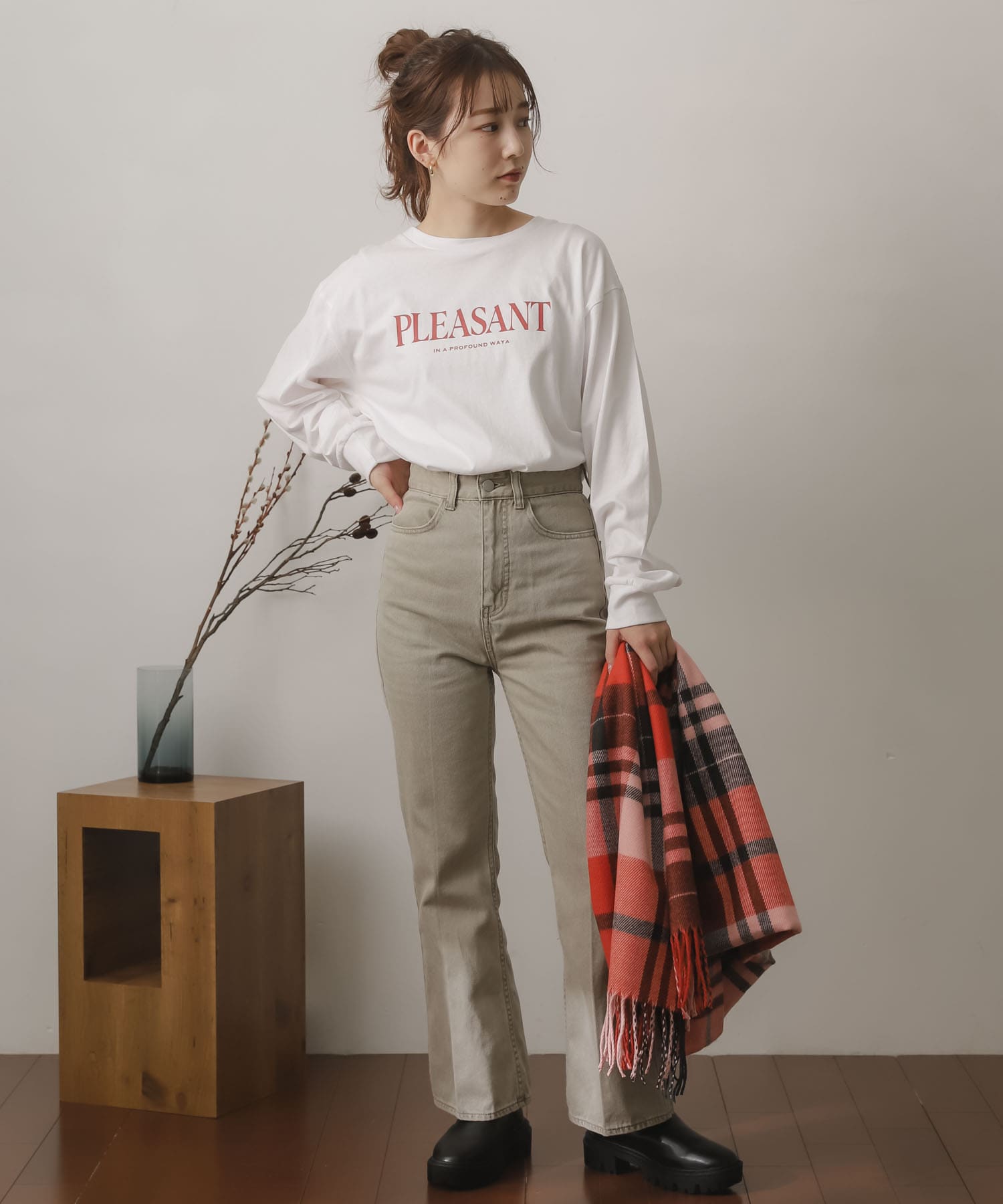 身長：156cm サイズ：XS