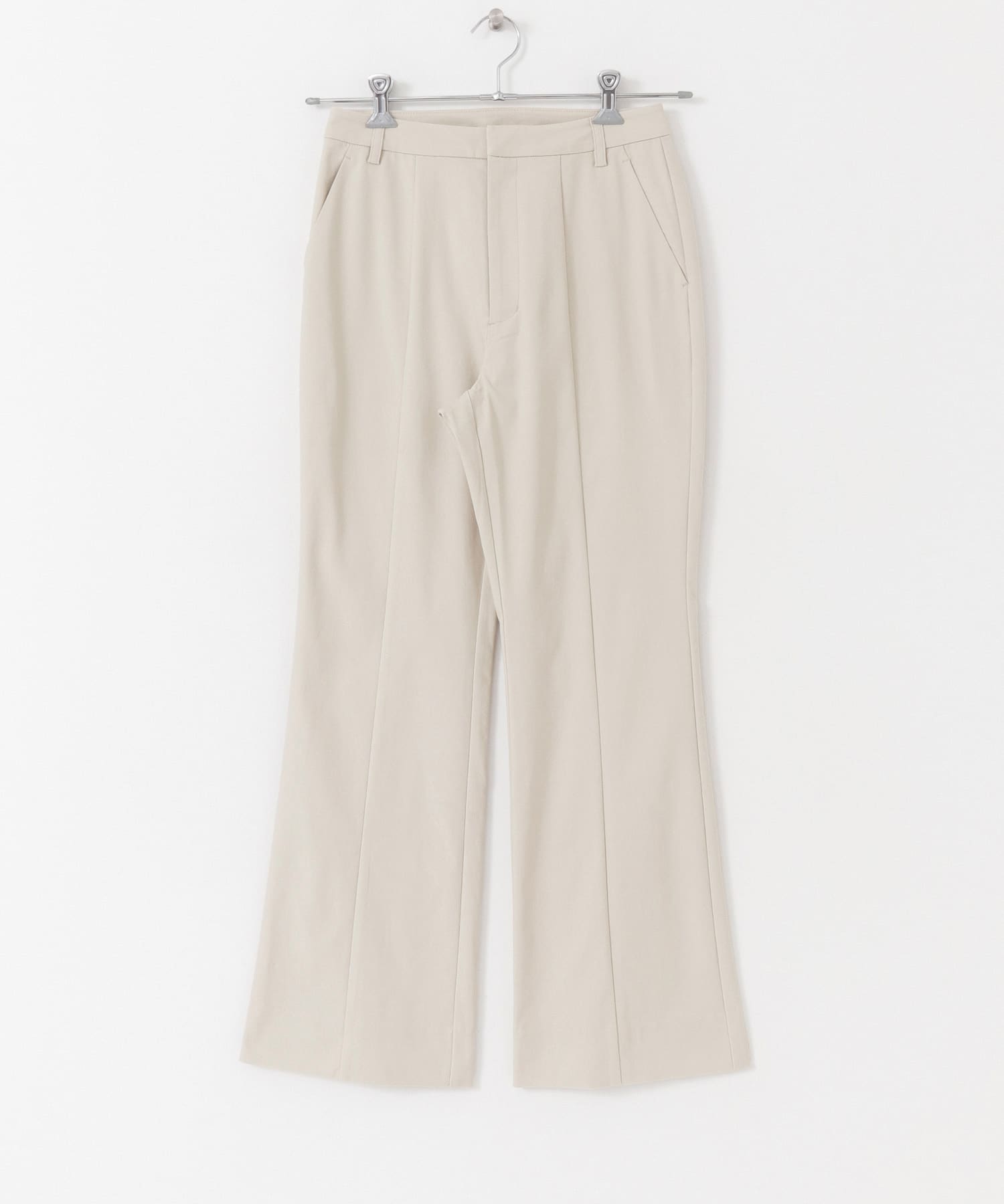 ストレッチセミフレアパンツ IVORY XS