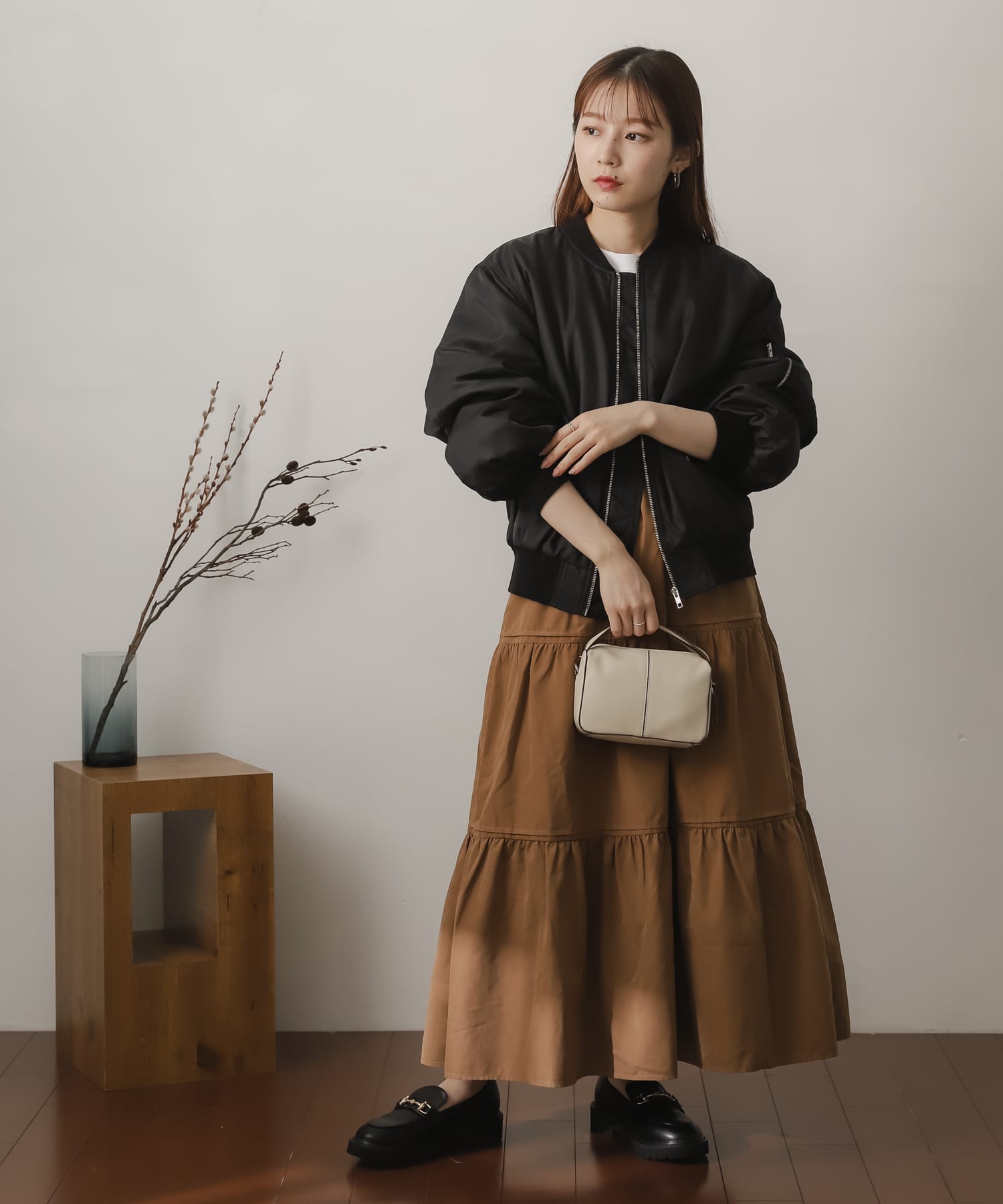 身長：156cm サイズ：one