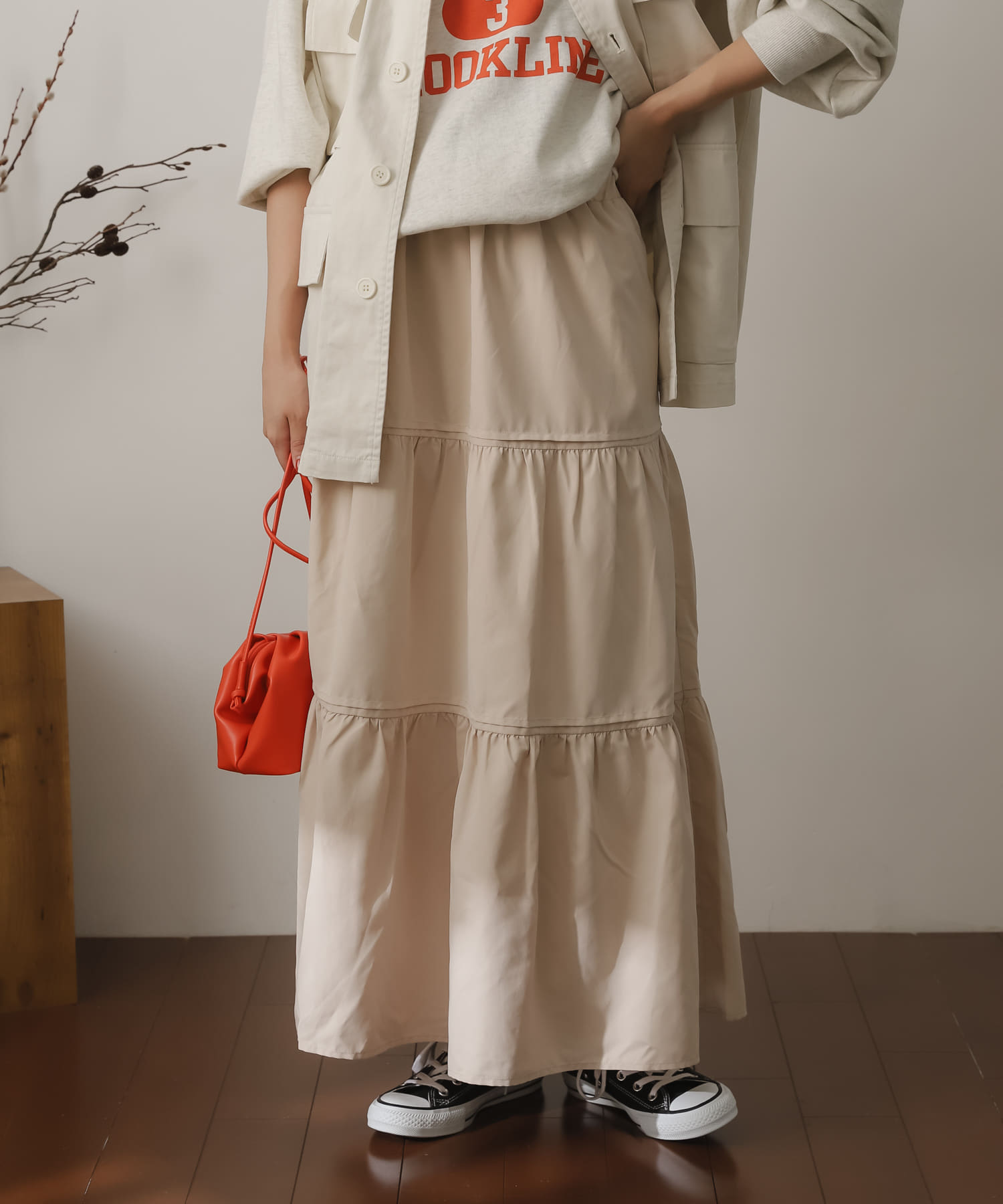 身長：156cm サイズ：one