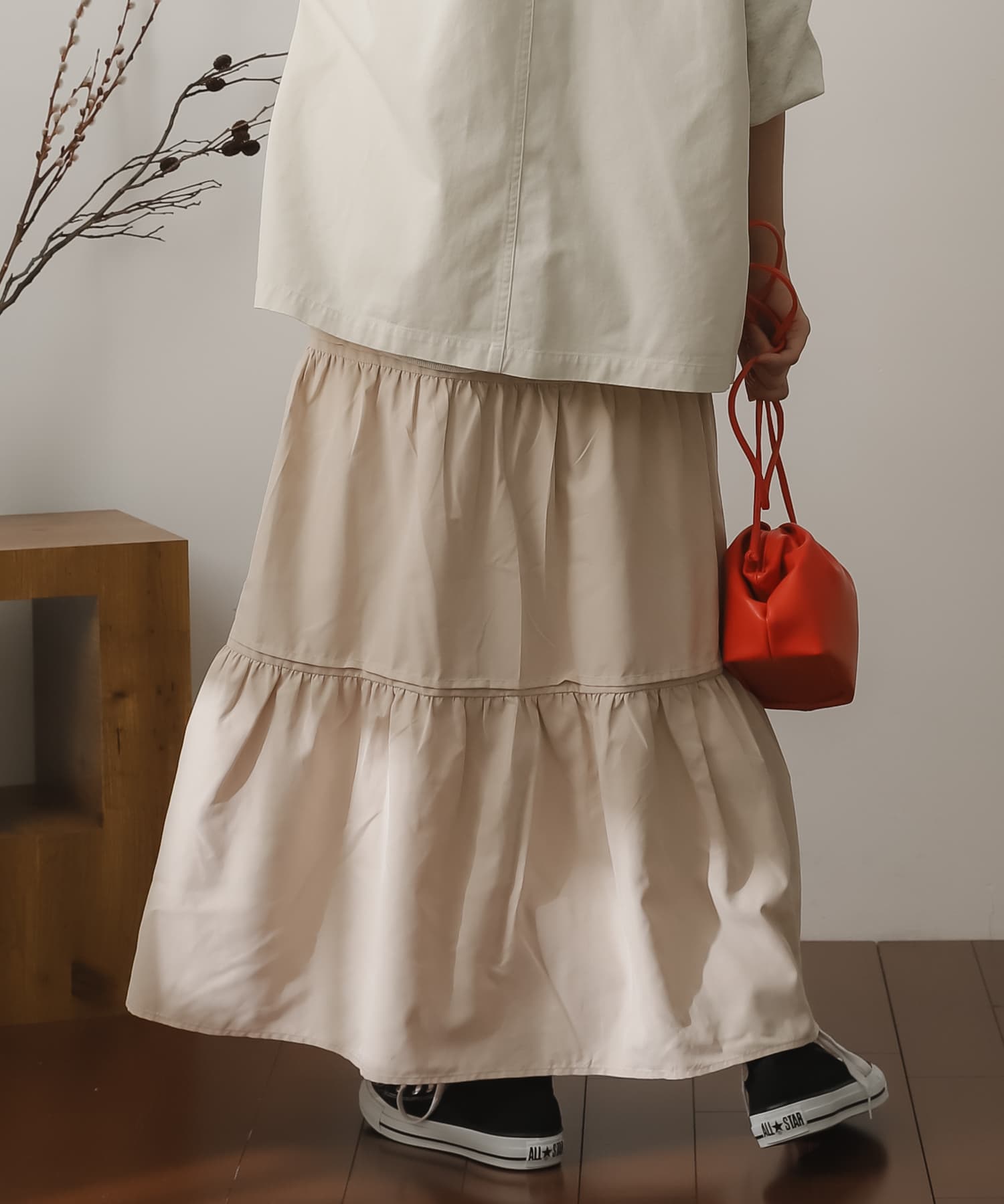 身長：156cm サイズ：one