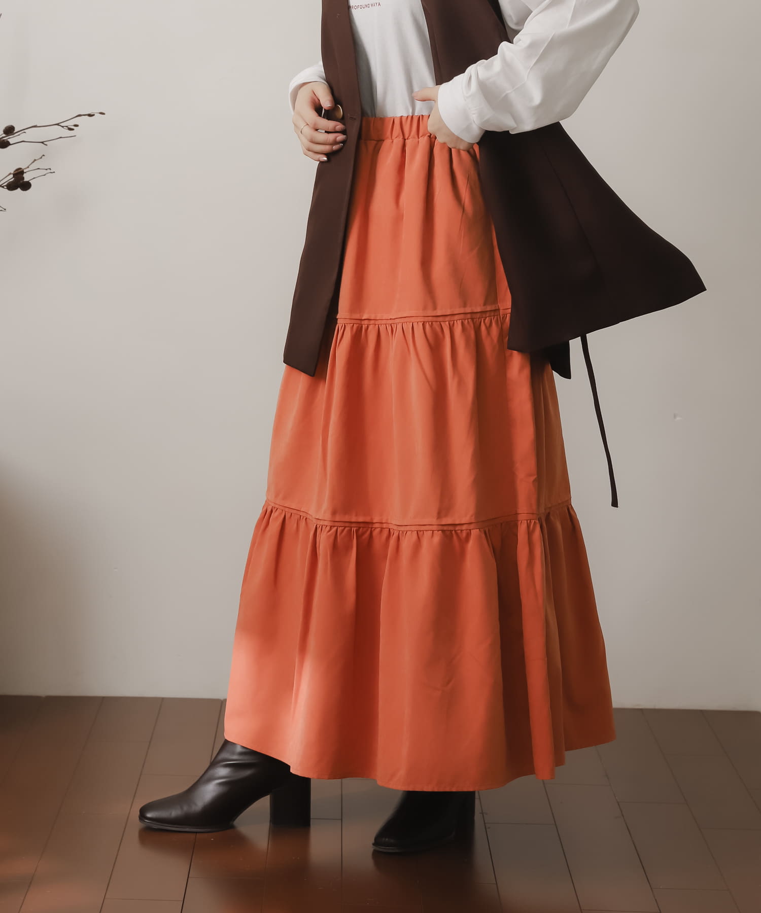 身長：156cm サイズ：one
