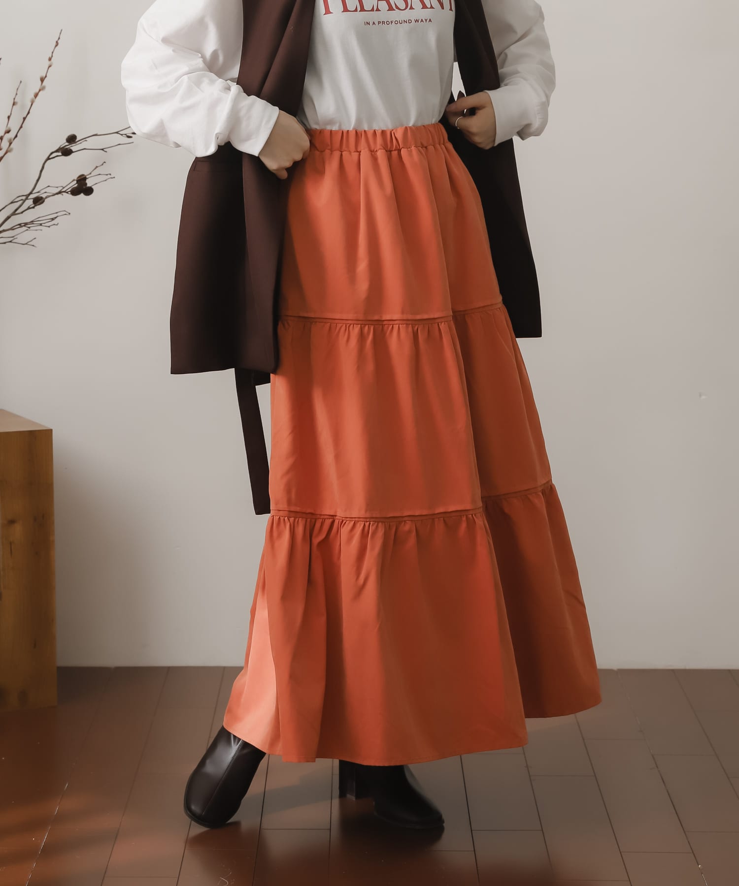 身長：156cm サイズ：one