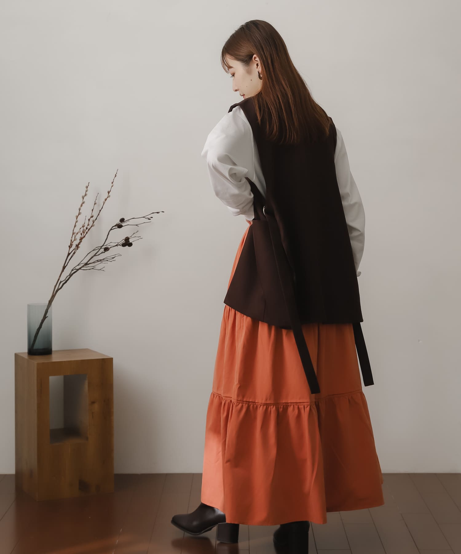 身長：156cm サイズ：one