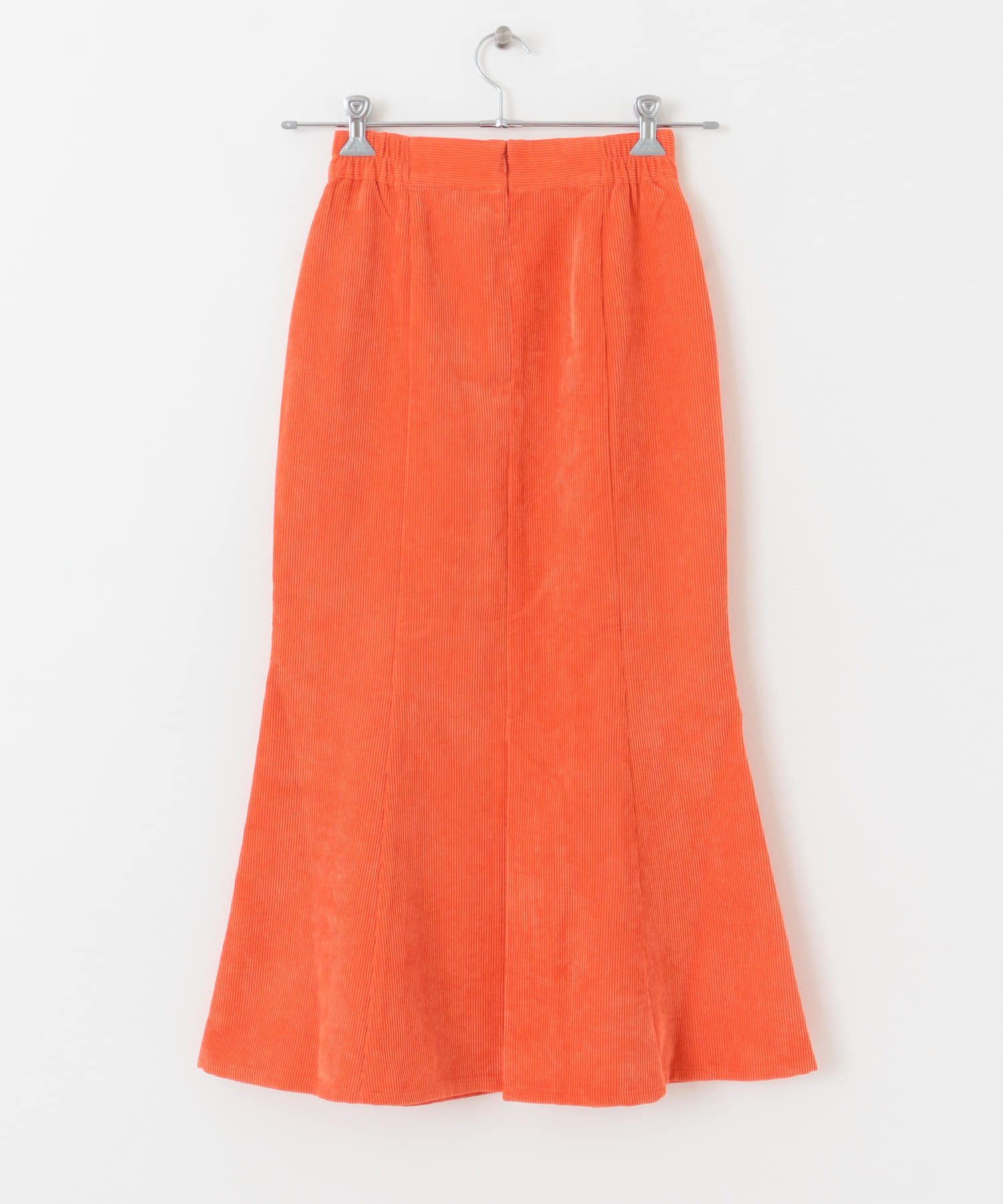 コーデュロイマーメイドスカート ORANGE S