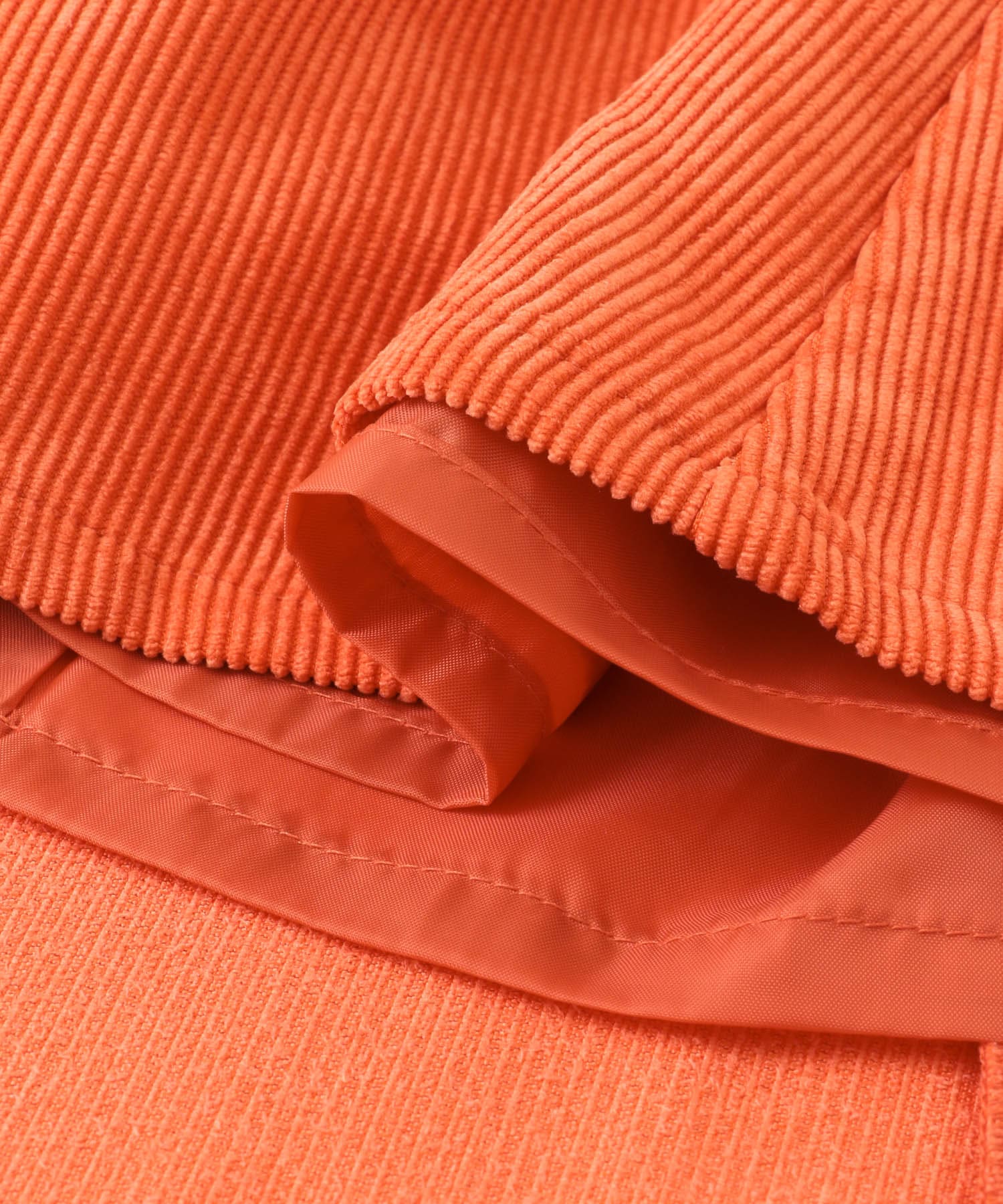 コーデュロイマーメイドスカート ORANGE S