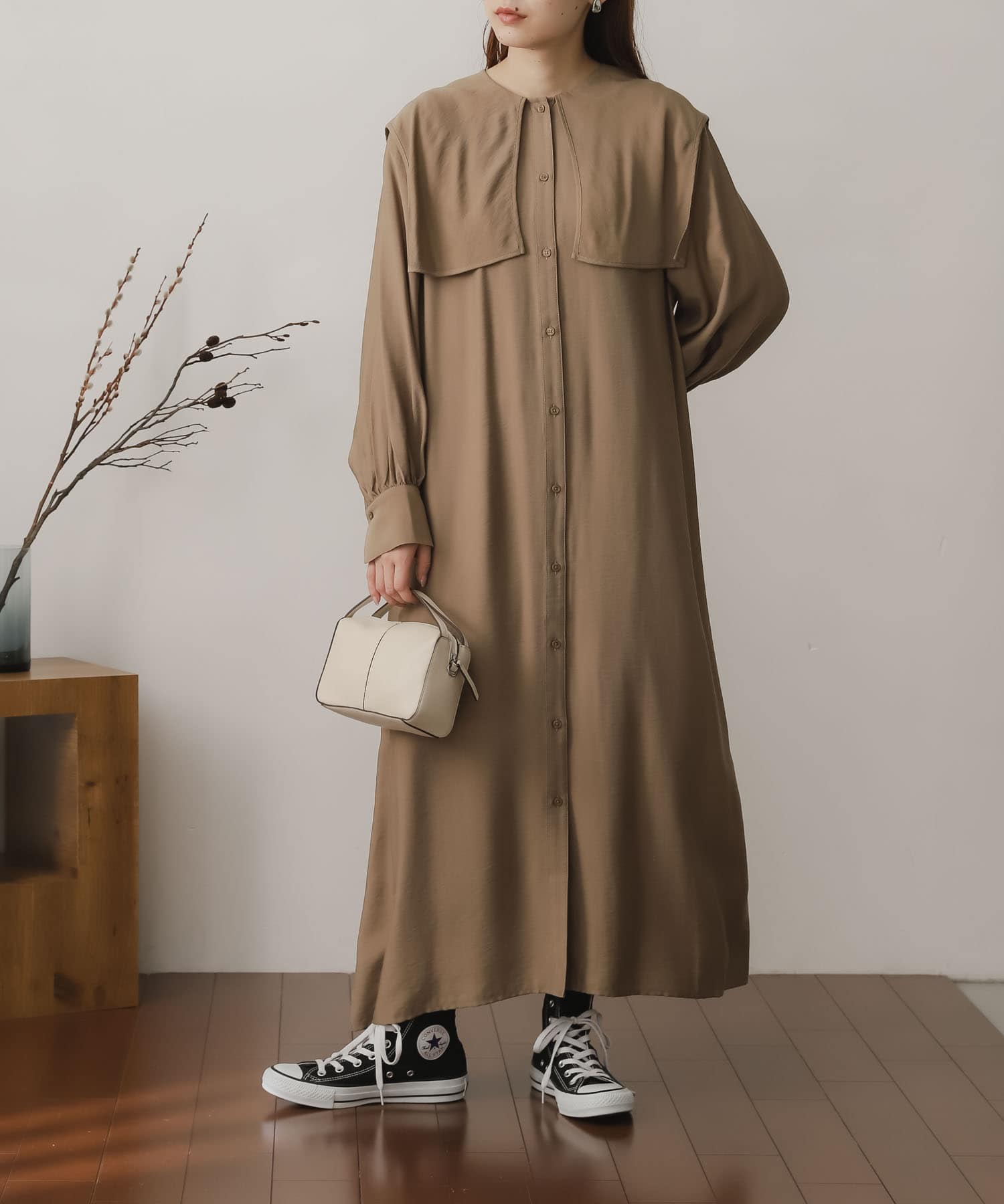 身長：156cm サイズ：one