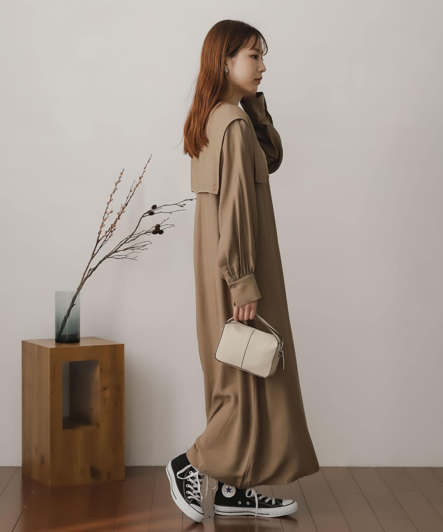 身長：156cm サイズ：one