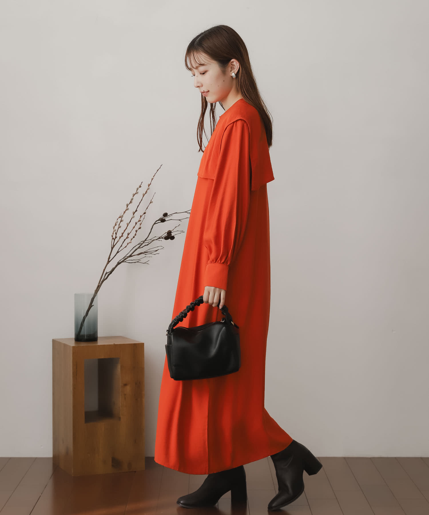 身長：156cm サイズ：one
