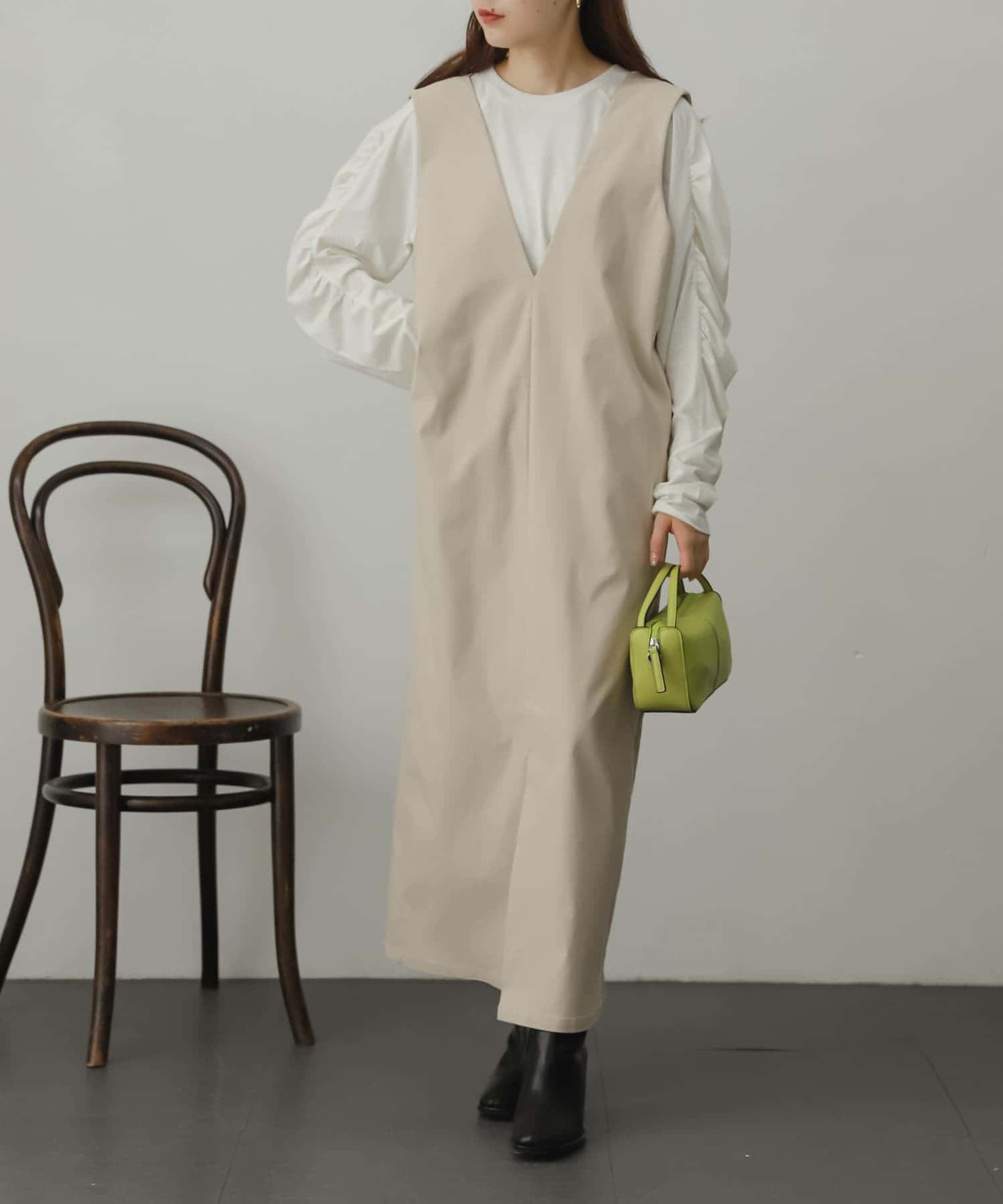 身長：156cm サイズ：one