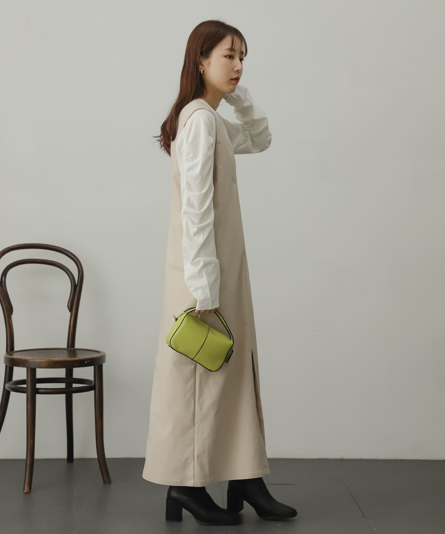 身長：156cm サイズ：one