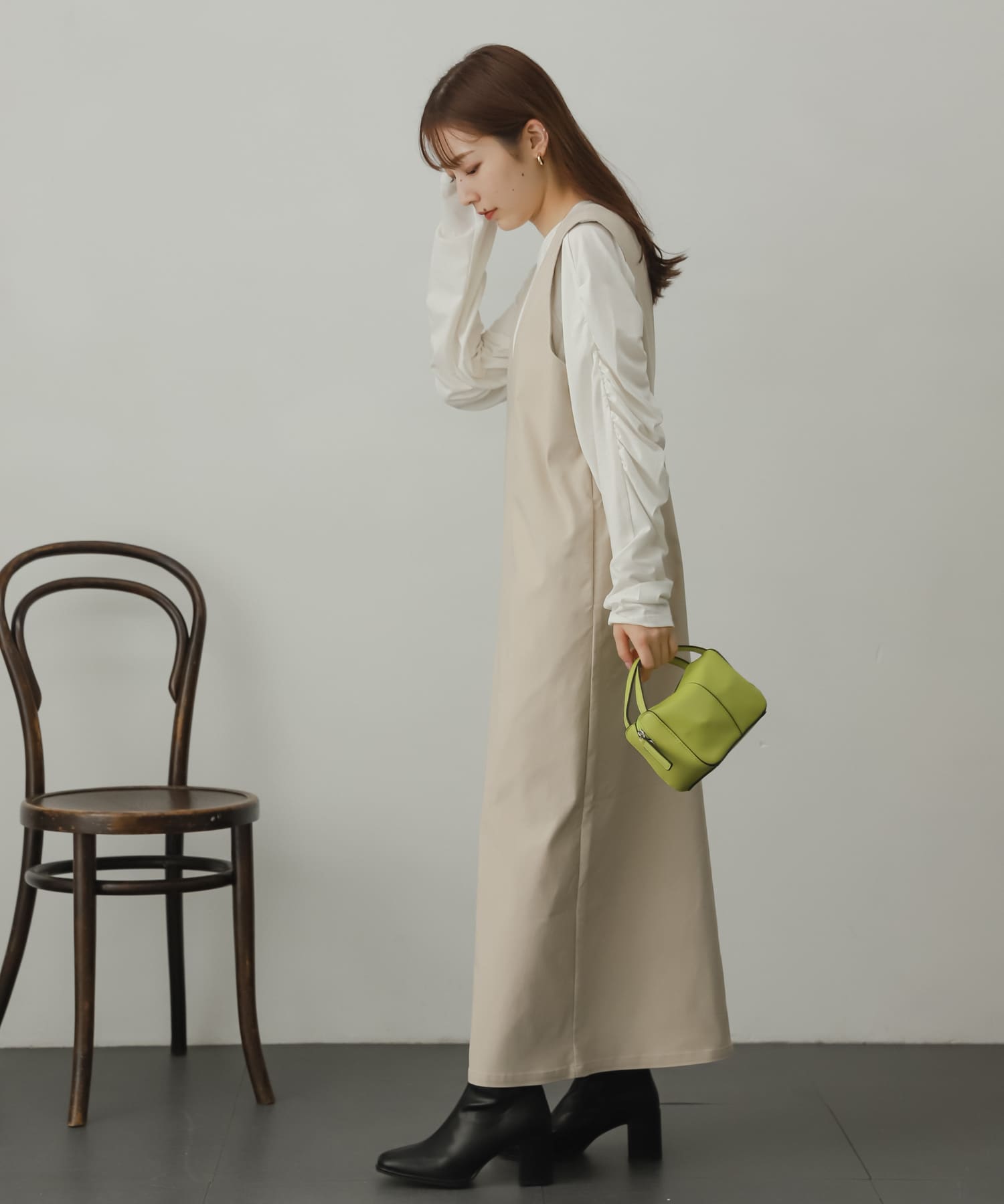 身長：156cm サイズ：one