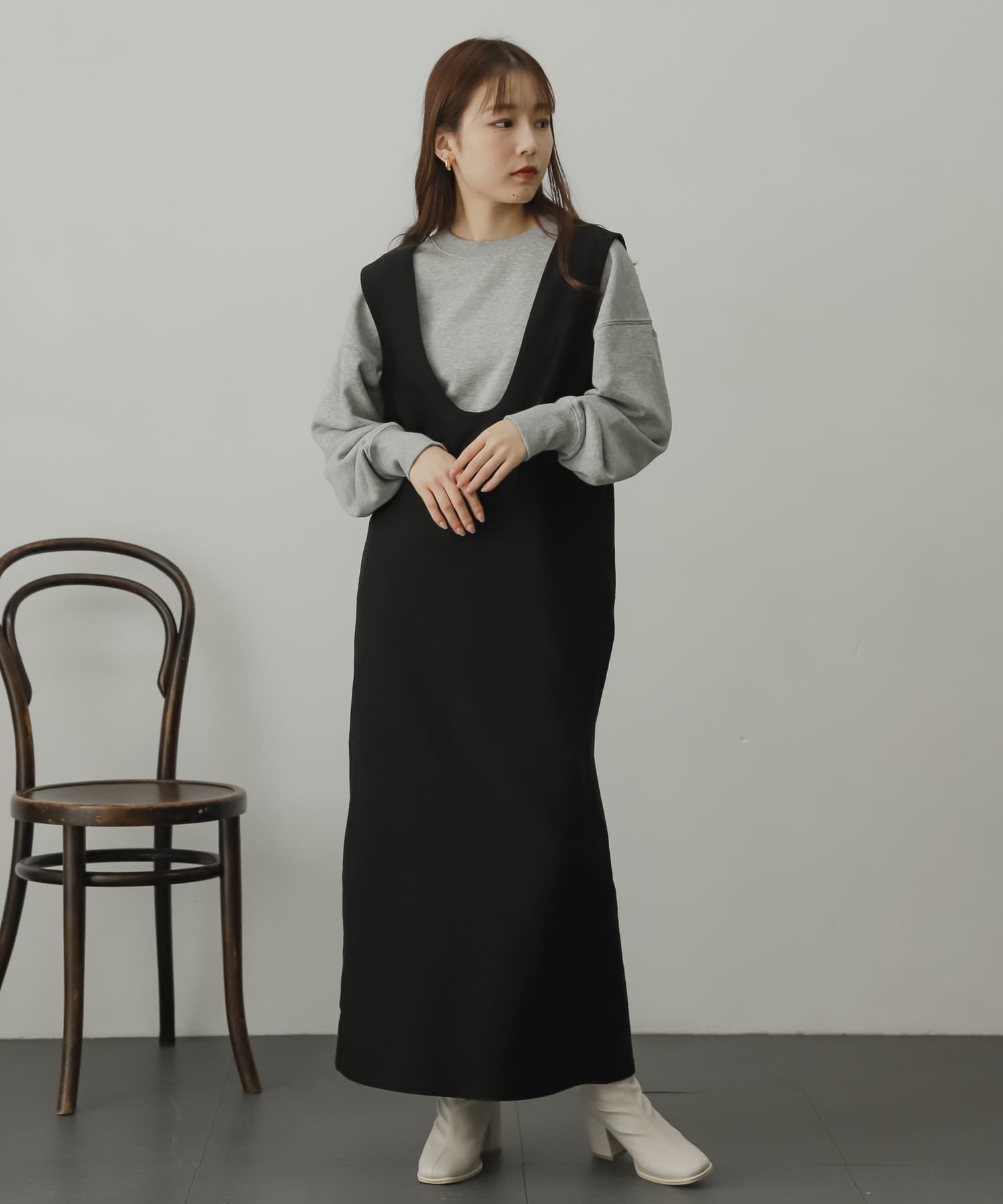 身長：156cm サイズ：one