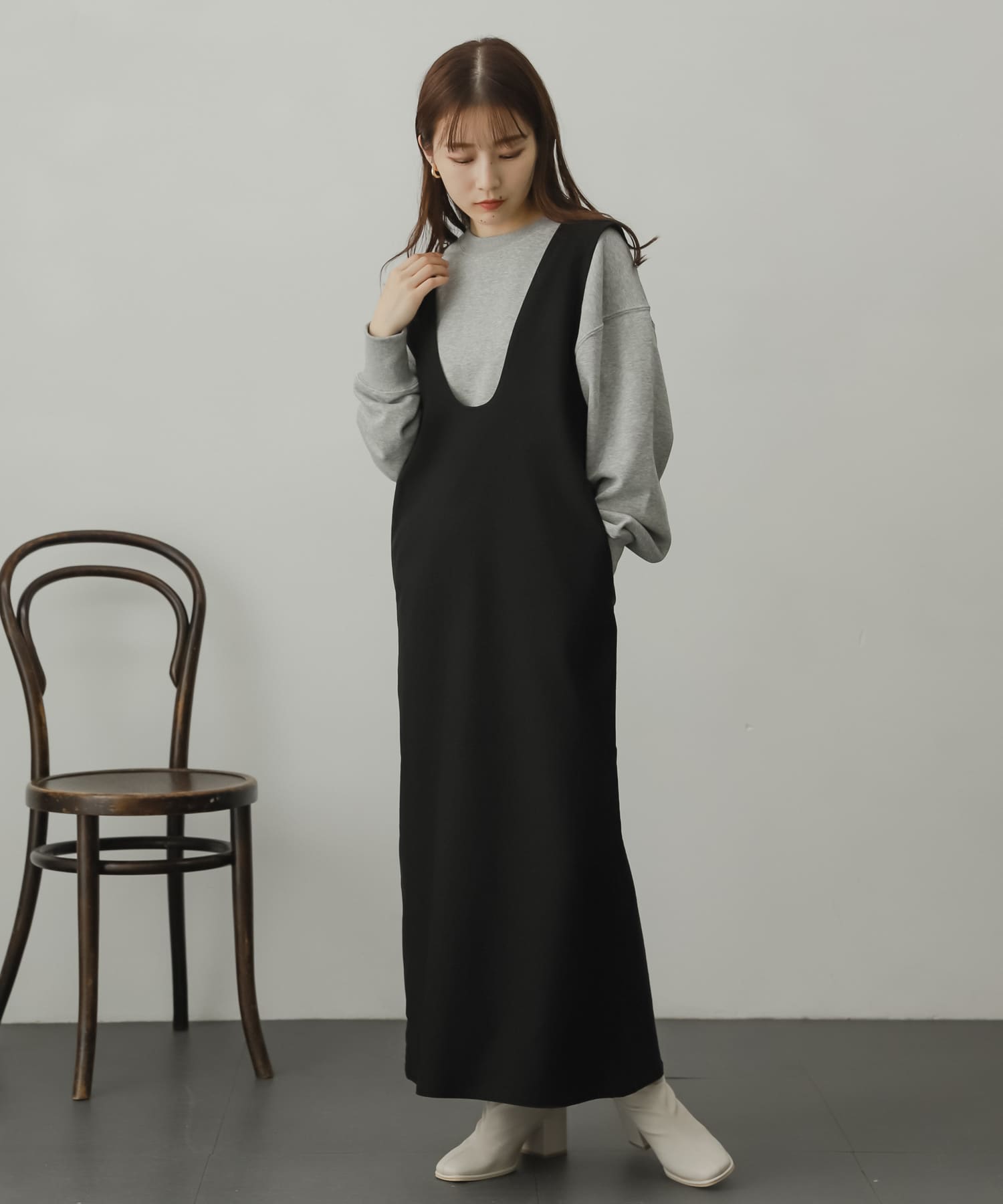 身長：156cm サイズ：one