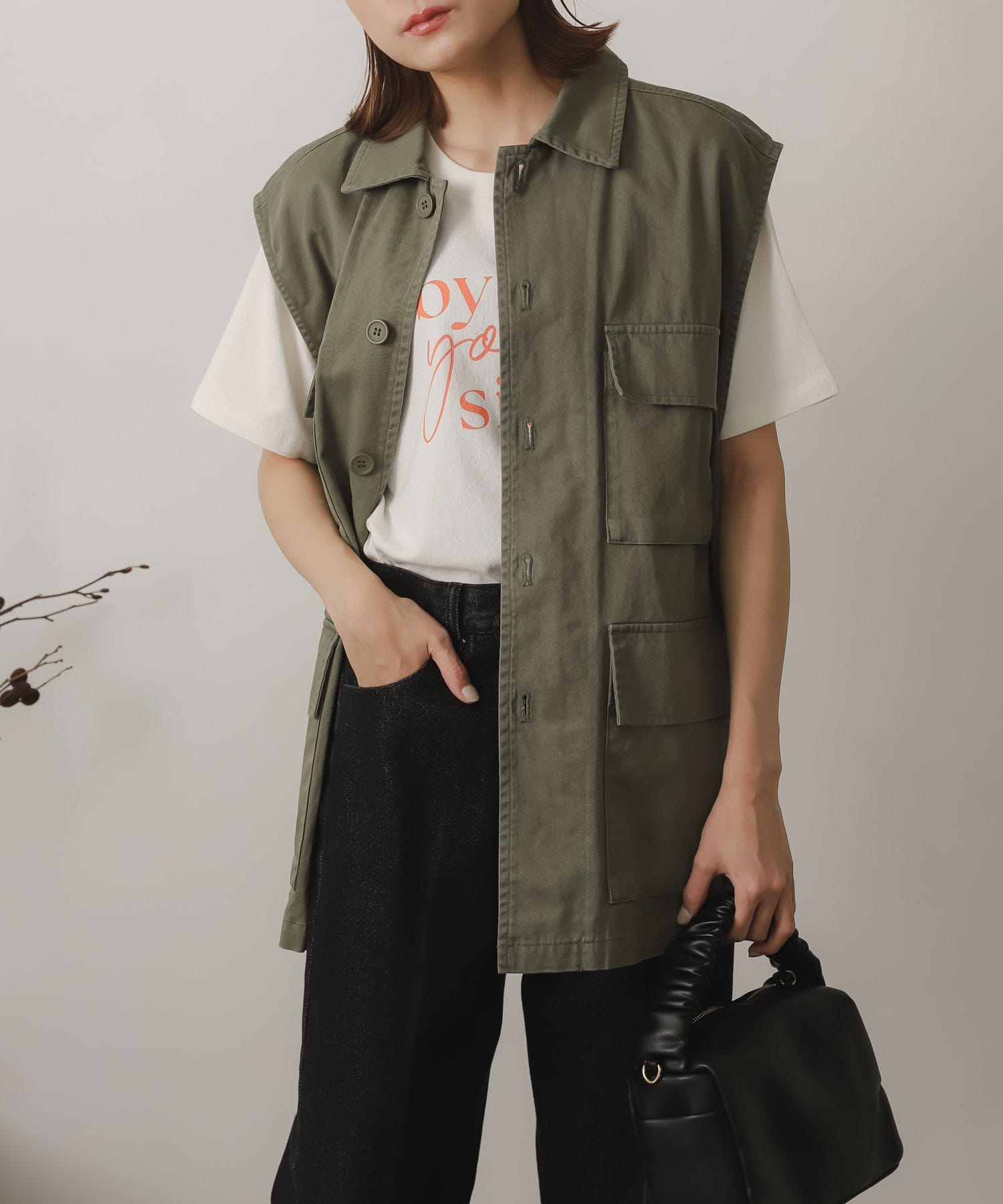 身長：162cm サイズ：one