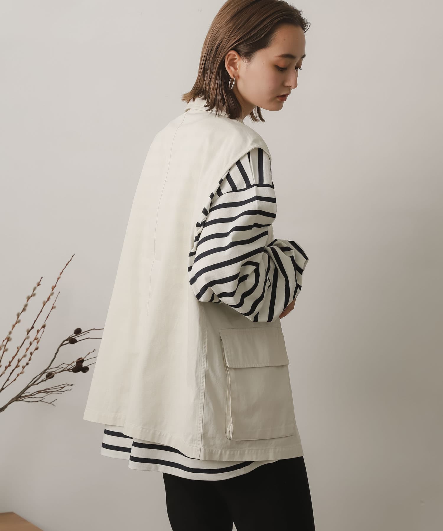 身長：169cm サイズ：one