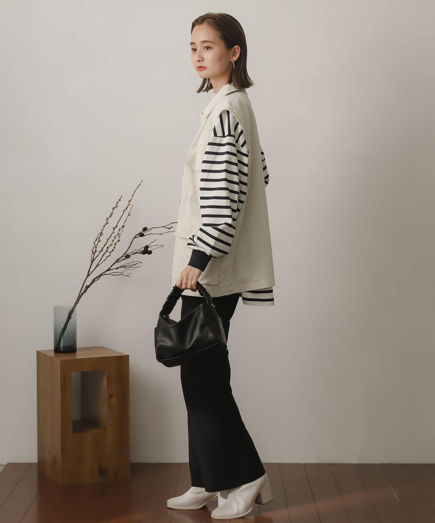 身長：169cm サイズ：one