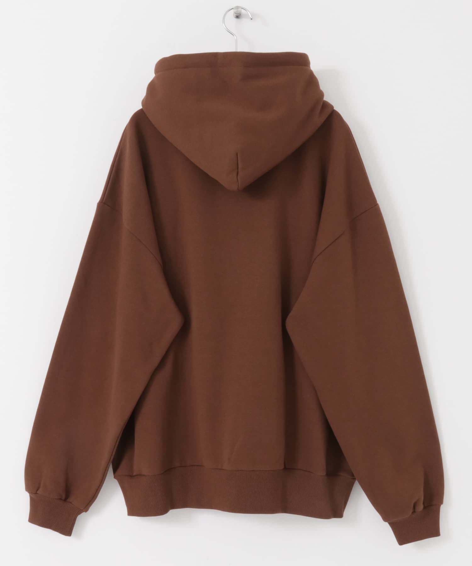 ウラキモウスウェットパーカー BROWN M