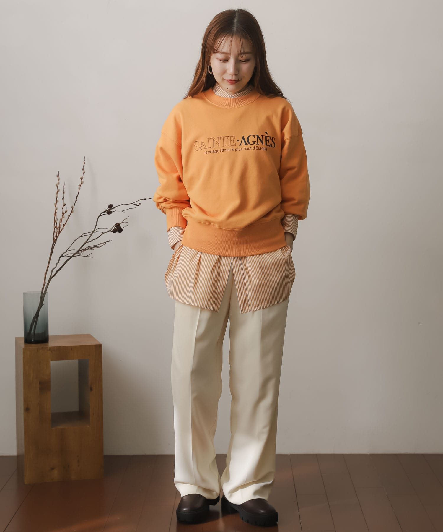 身長：156cm サイズ：one
