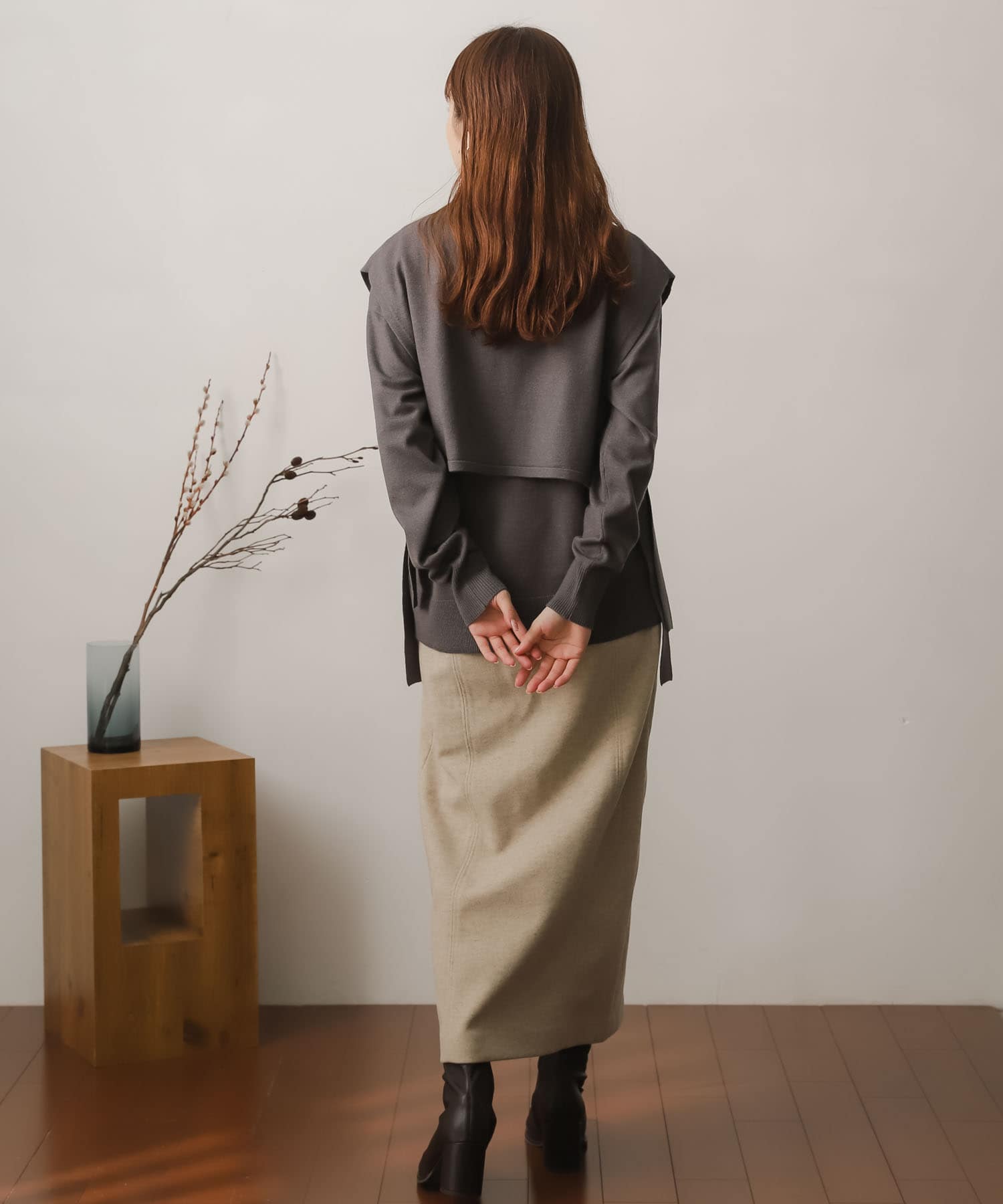 身長：156cm サイズ：one