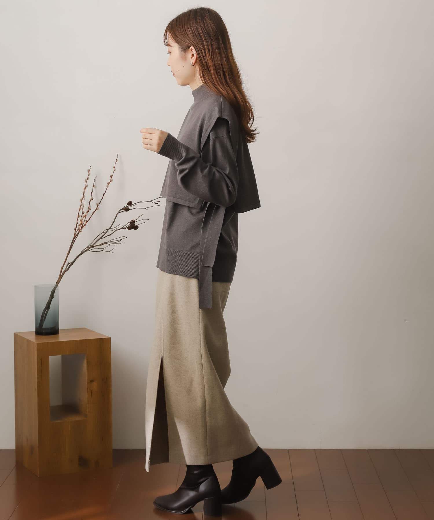 身長：156cm サイズ：one