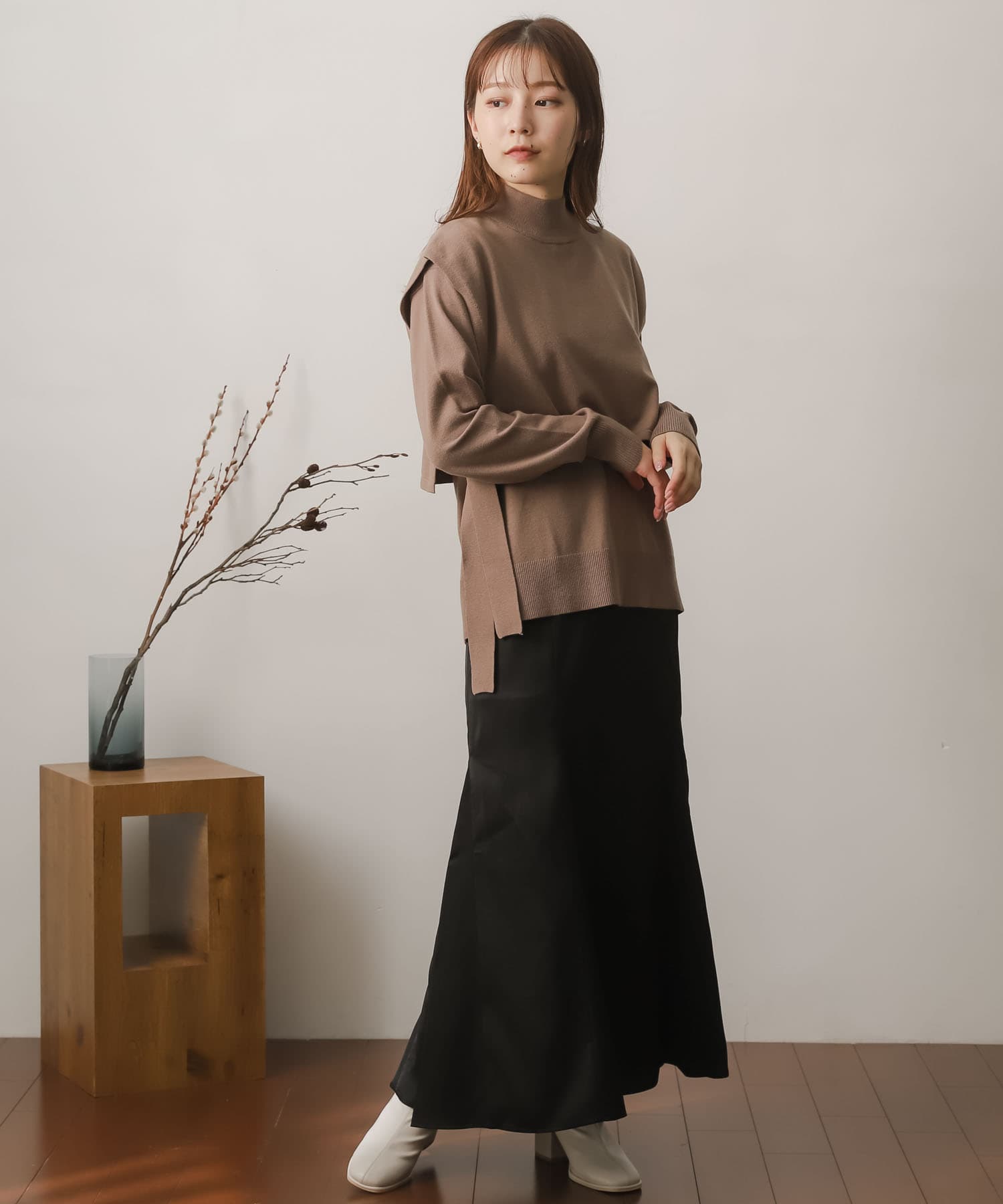 身長：156cm サイズ：one