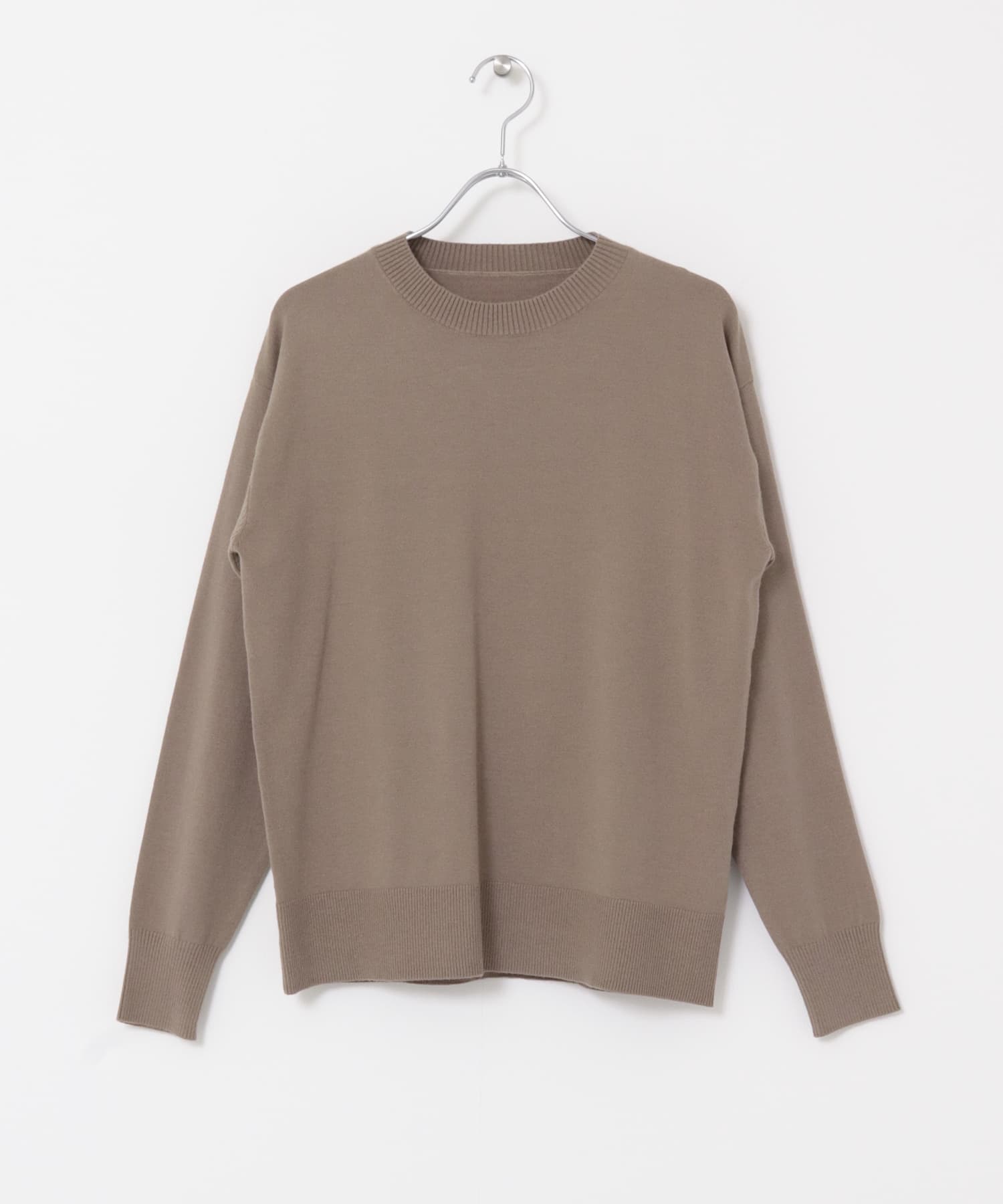 ストレッチレイヤードセーター MOCHA one