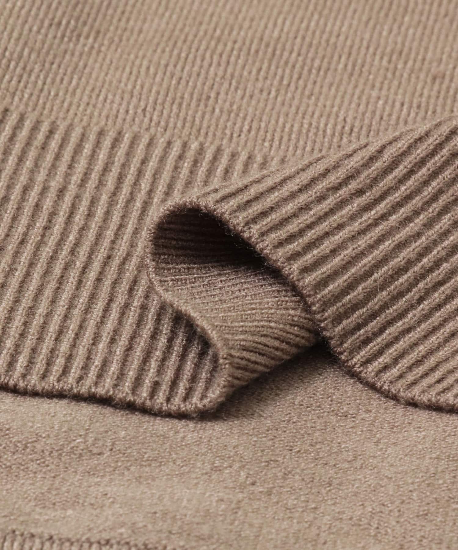 ストレッチレイヤードセーター MOCHA one