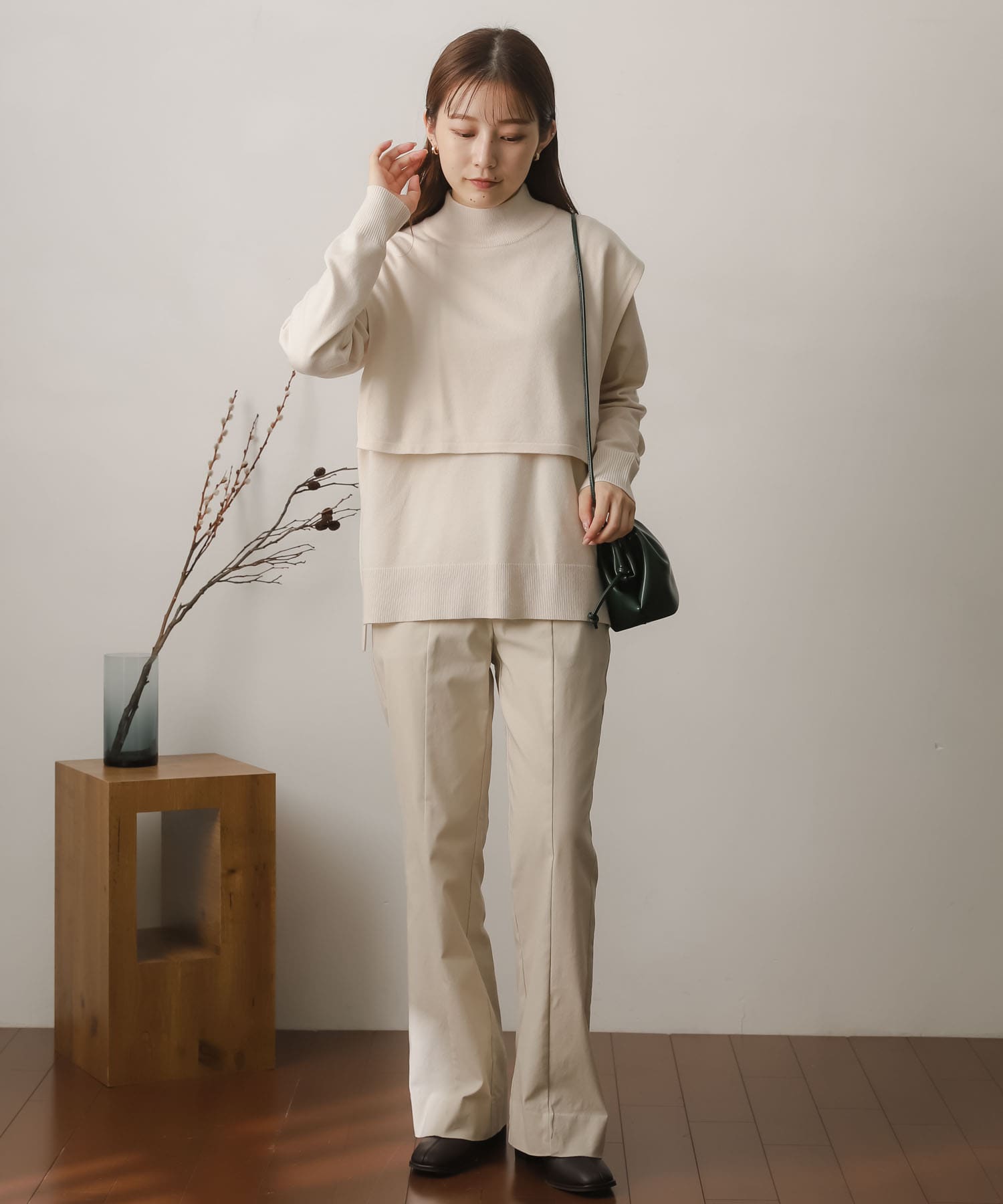 身長：156cm サイズ：one