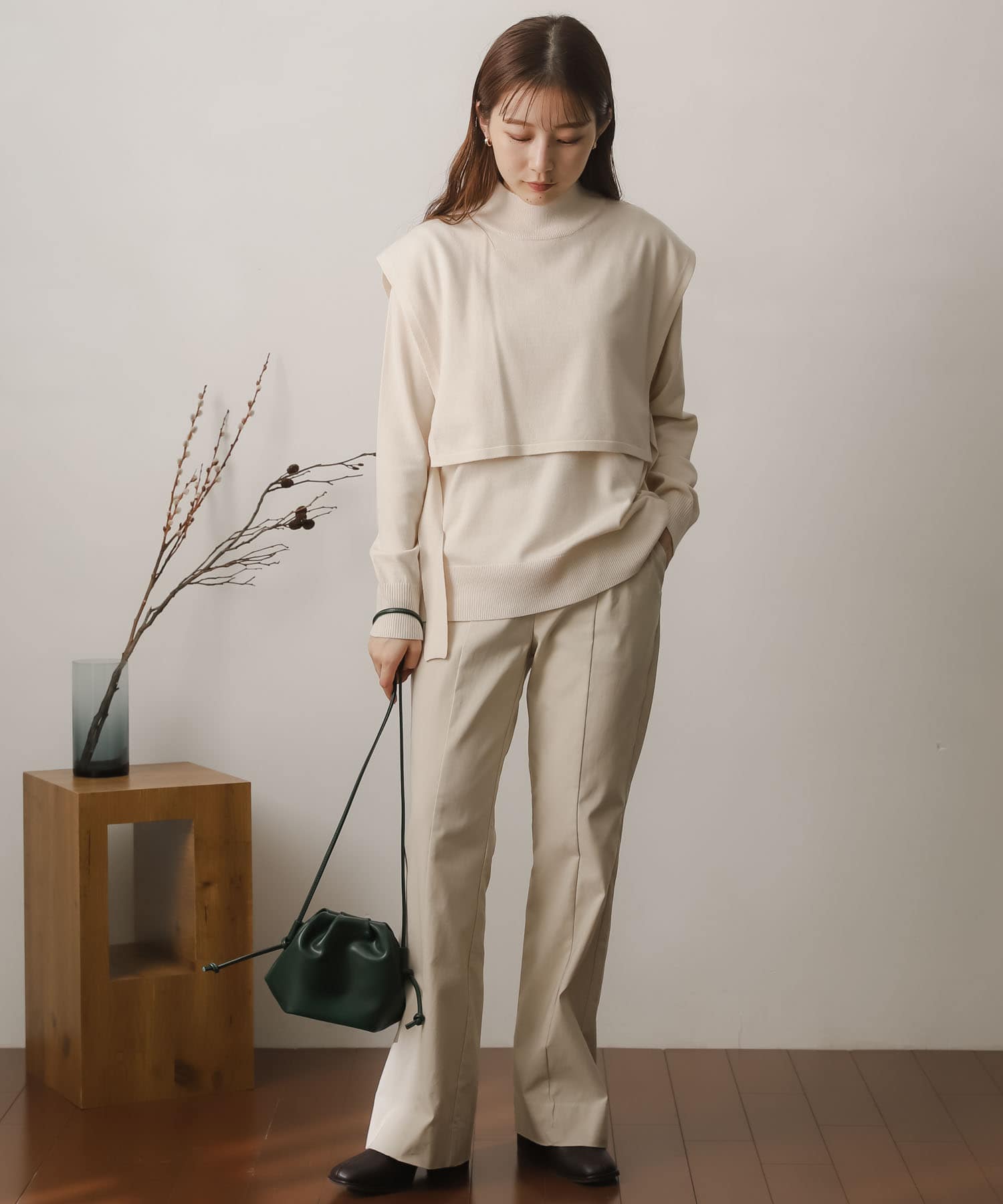 身長：156cm サイズ：one