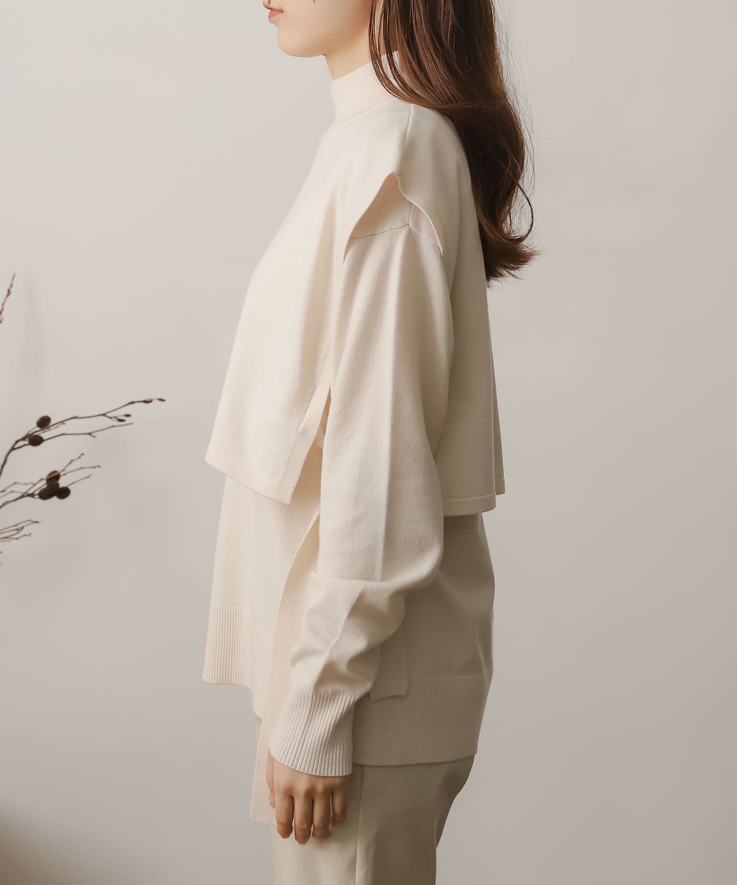 身長：156cm サイズ：one